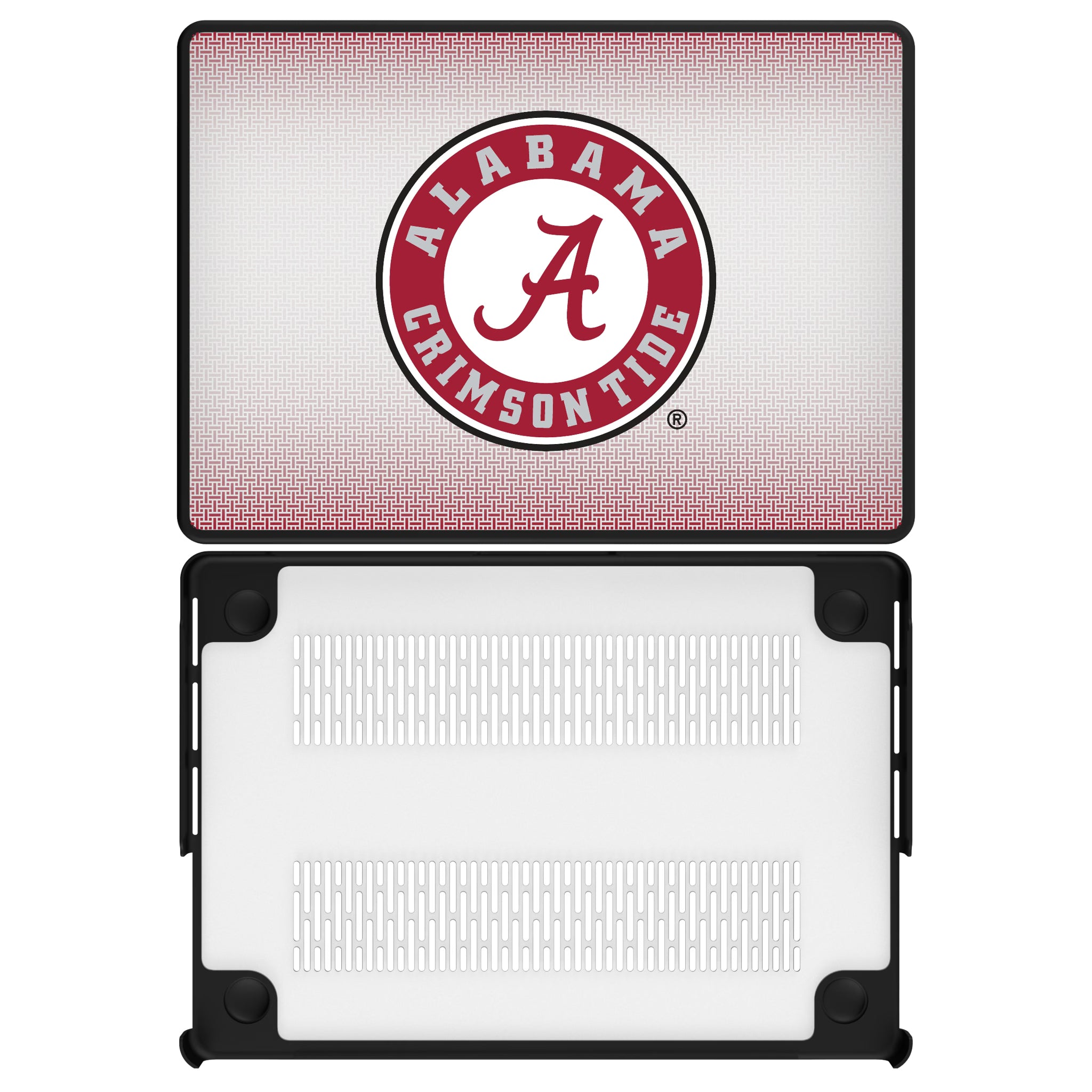 University of Alabama Crimson Tide Linen MacBook Laptop Case for Apple MacBook#Device_MacBook Pro (14-inch, 2021) / MacBook Pro (14-inch, 2023) / MacBook Pro (14-inch, 2024)