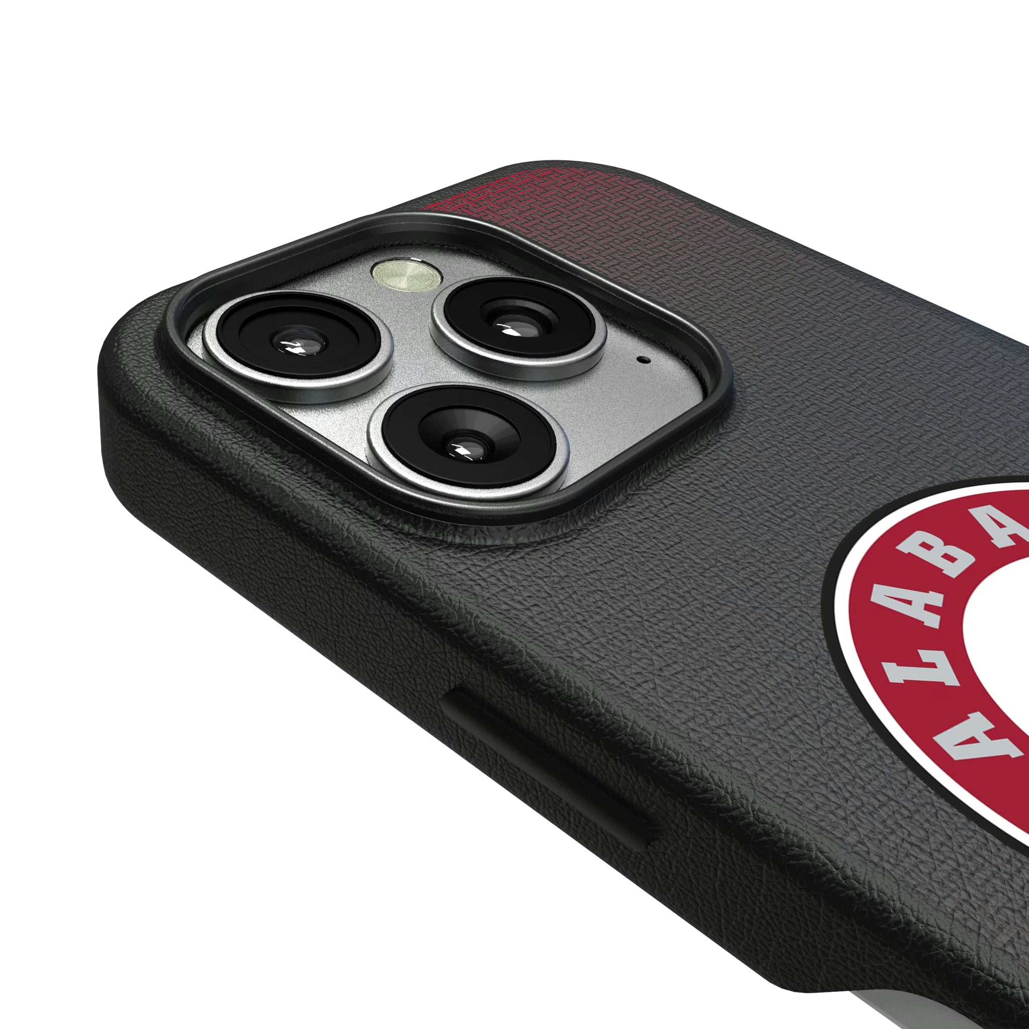 University of Alabama Crimson Tide Linen iPhone MagSafe Compatible Phone Case for Apple iPhone - Detail