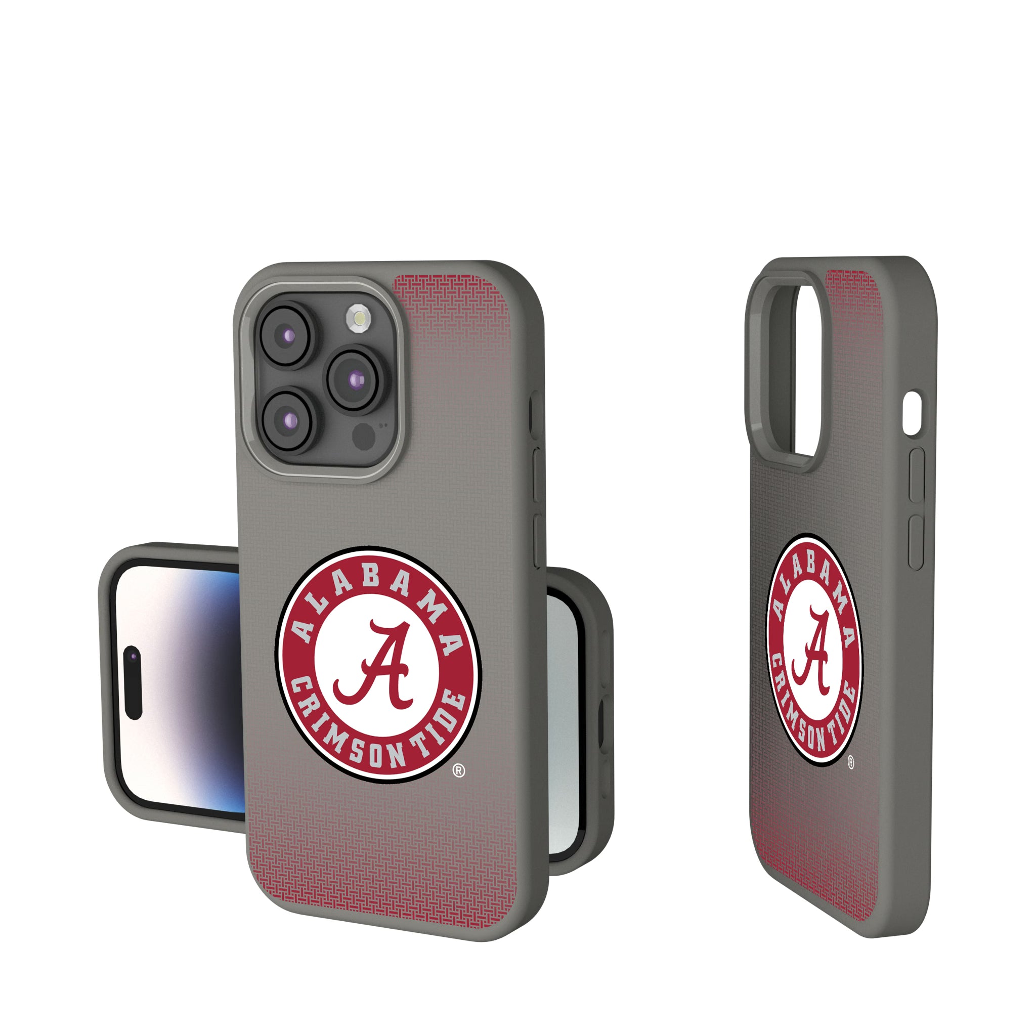 University of Alabama Crimson Tide Linen iPhone Soft Touch Phone Case for Apple iPhone
