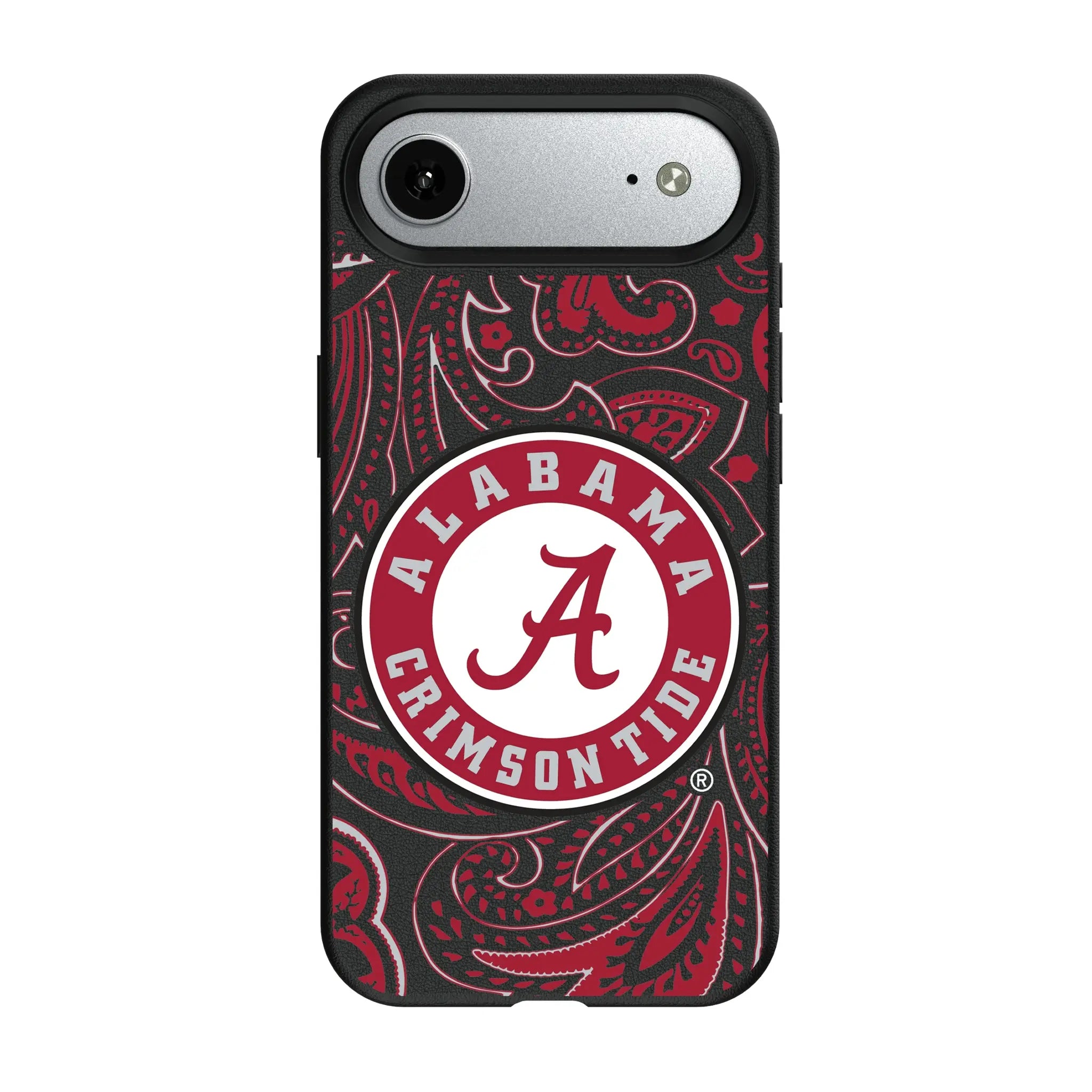 University of Alabama Crimson Tide Paisley iPhone MagSafe Compatible Phone Case for Apple iPhone#Device_iPhone Air