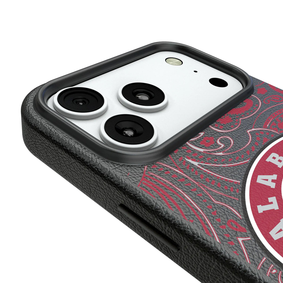 University of Alabama Crimson Tide Paisley iPhone MagSafe Compatible Phone Case for Apple iPhone - Detail#Device_iPhone 18 Pro Max