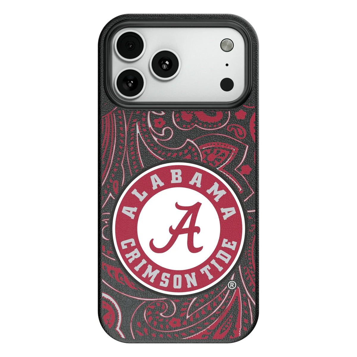 University of Alabama Crimson Tide Paisley MagSafe Compatible Phone Case for Apple iPhone