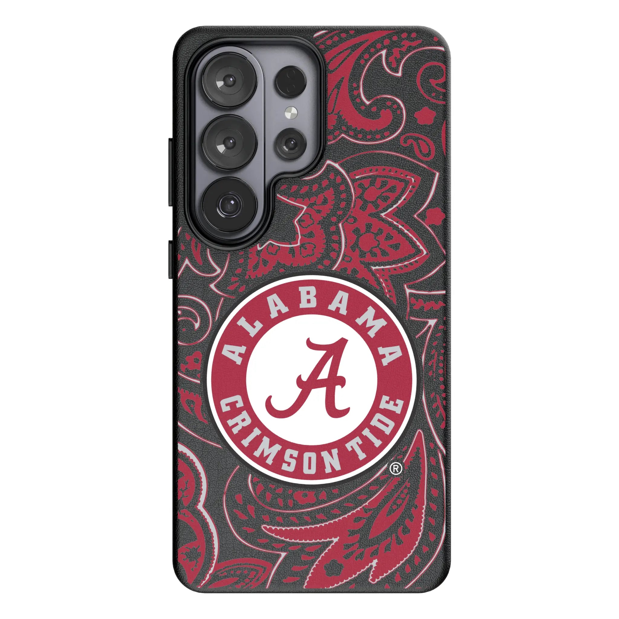 University of Alabama Crimson Tide Paisley Galaxy MagSafe Compatible Phone Case for Samsung Galaxy#Device_Galaxy S26 Ultra