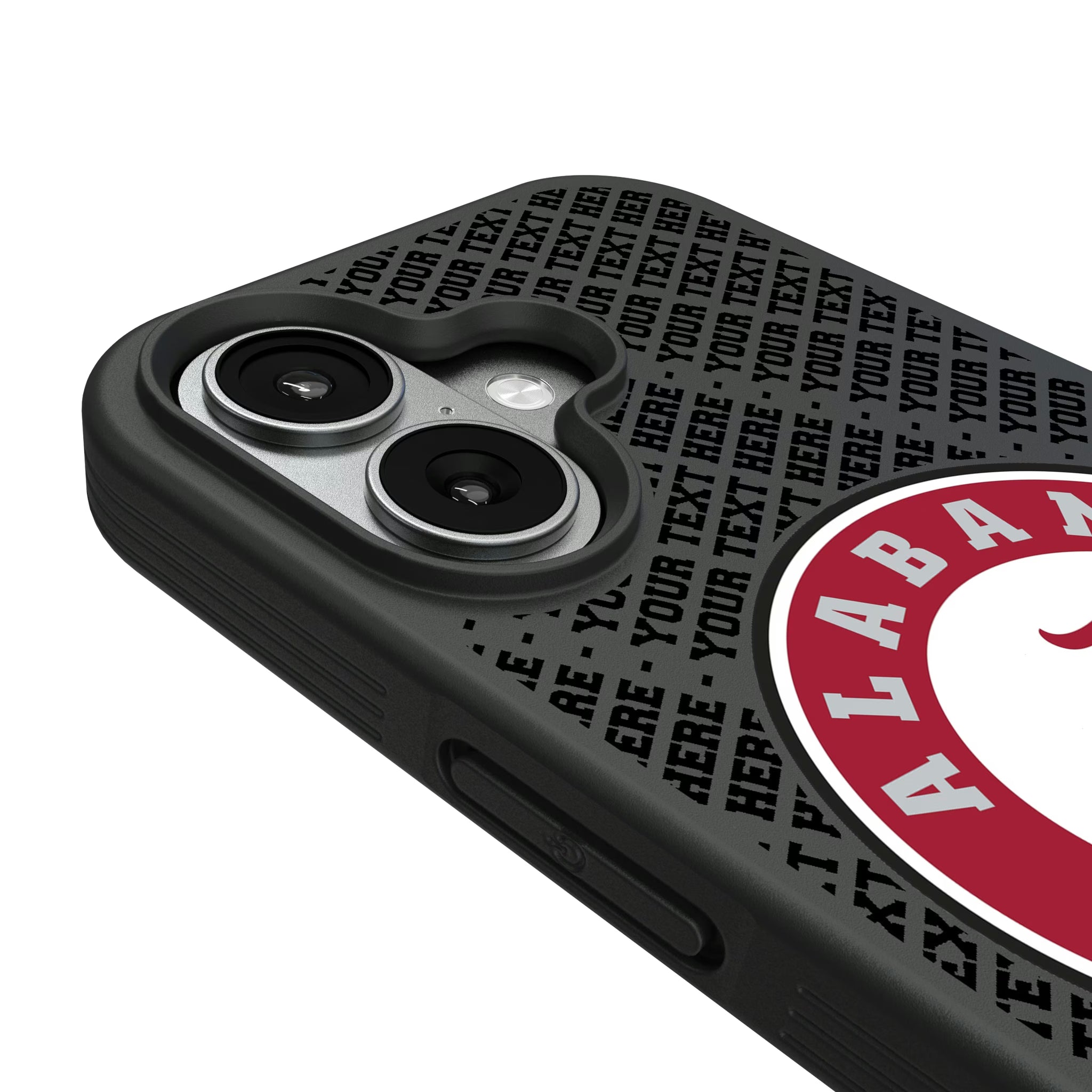 University of Alabama Crimson Tide Personalized EndZone Plus iPhone Bump Phone Case for Apple iPhone - Detail#Device_iPhone 17