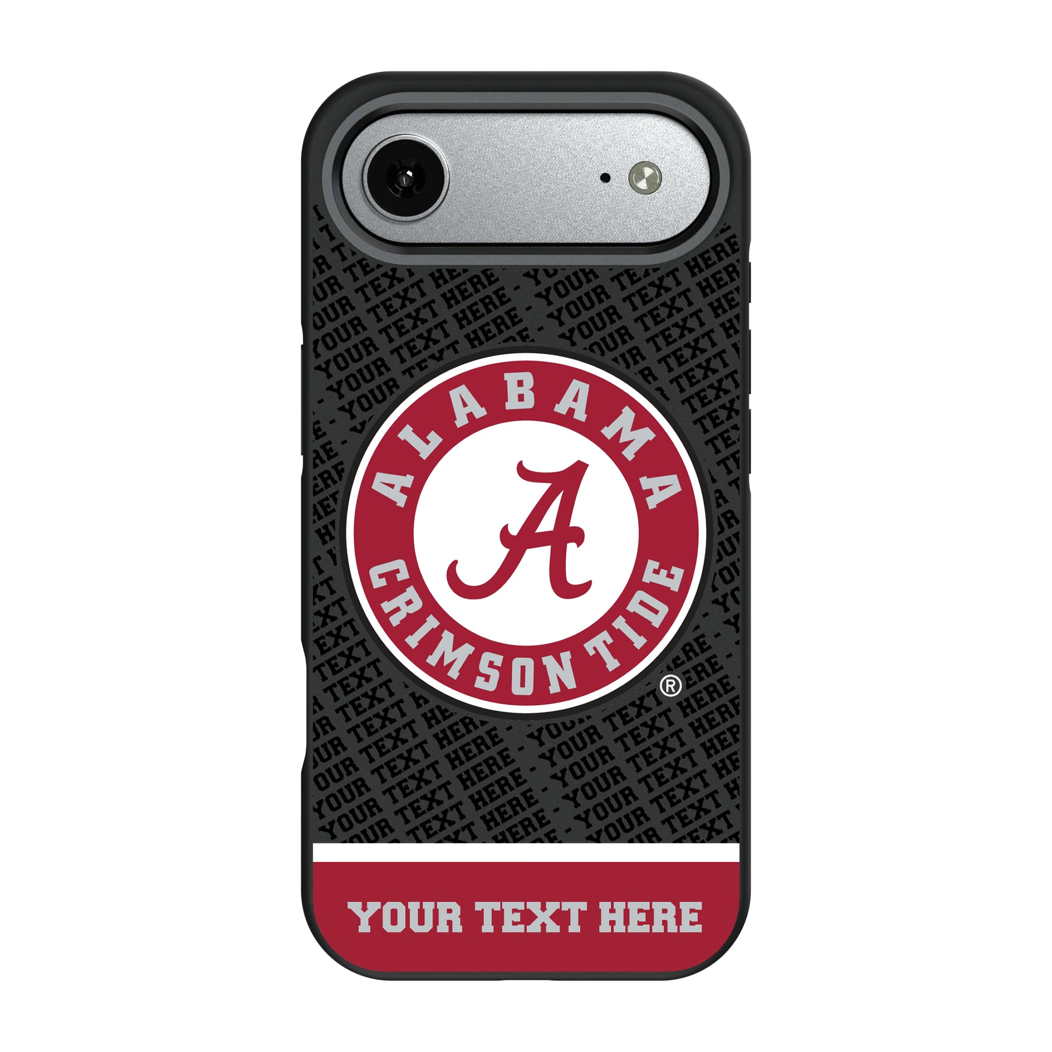 University of Alabama Crimson Tide Personalized EndZone Plus iPhone Bump Phone Case for Apple iPhone#Device_iPhone Air