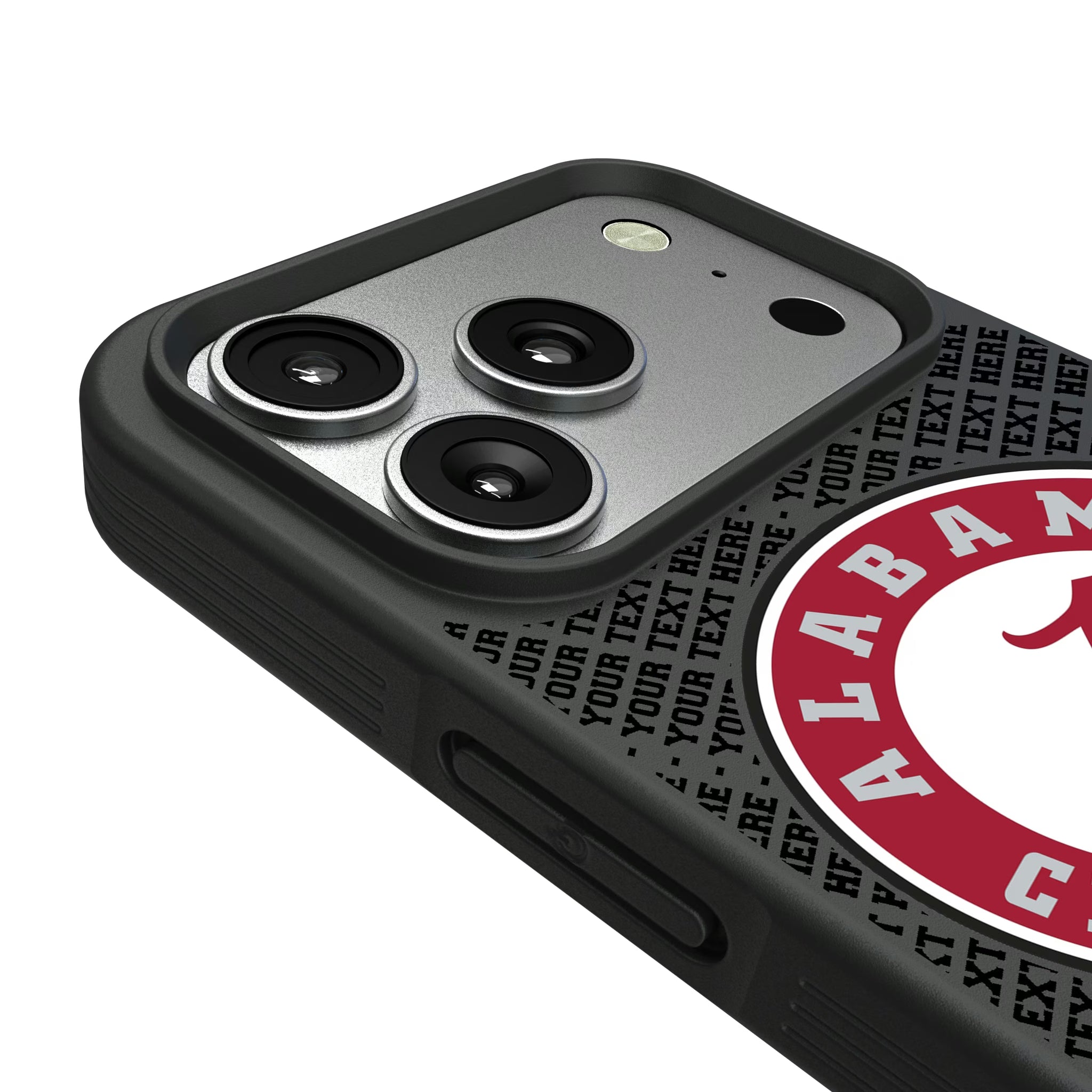 University of Alabama Crimson Tide Personalized EndZone Plus iPhone Bump Phone Case for Apple iPhone - Detail#Device_iPhone 17 Pro