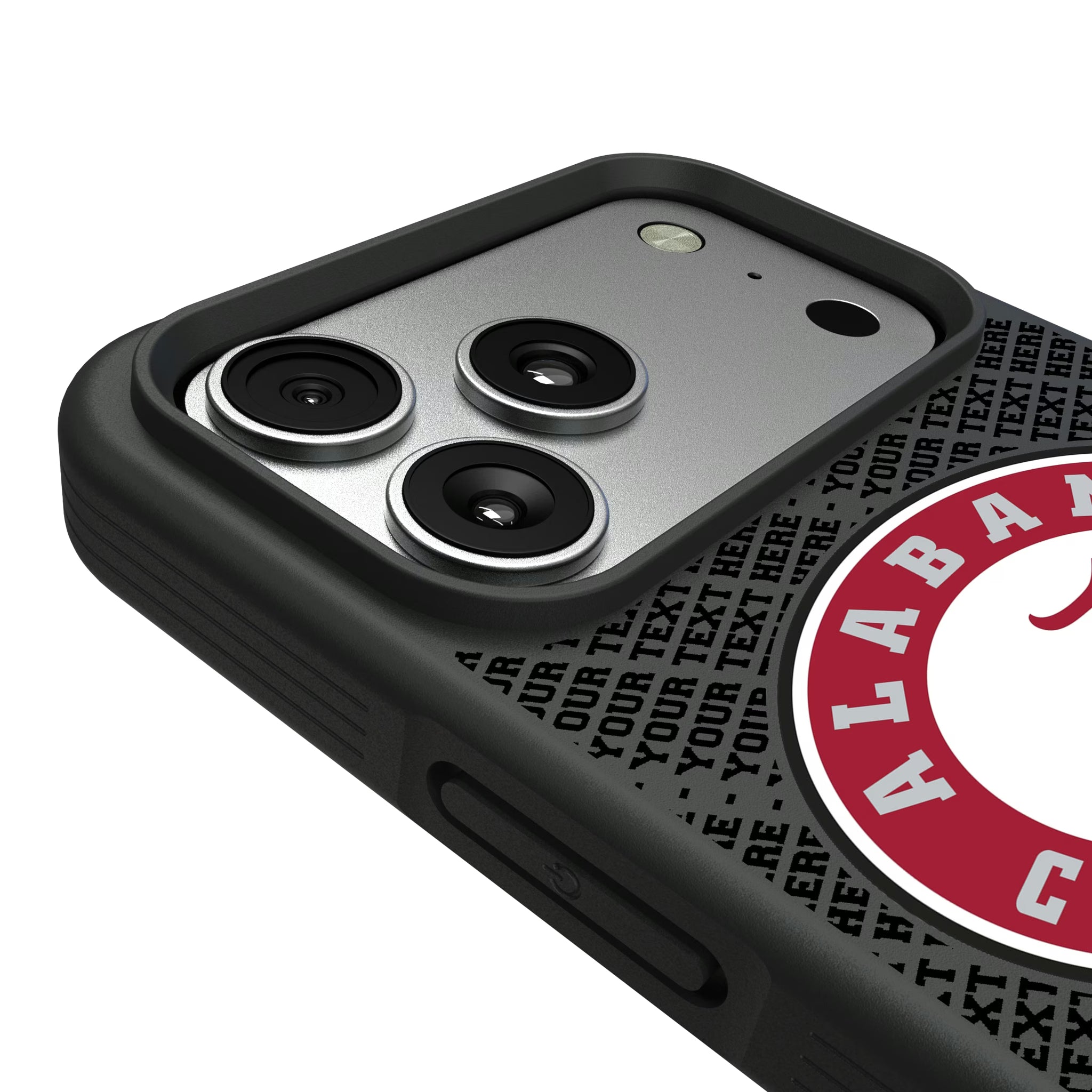 University of Alabama Crimson Tide Personalized EndZone Plus iPhone Bump Phone Case for Apple iPhone - Detail#Device_iPhone 17 Pro Max