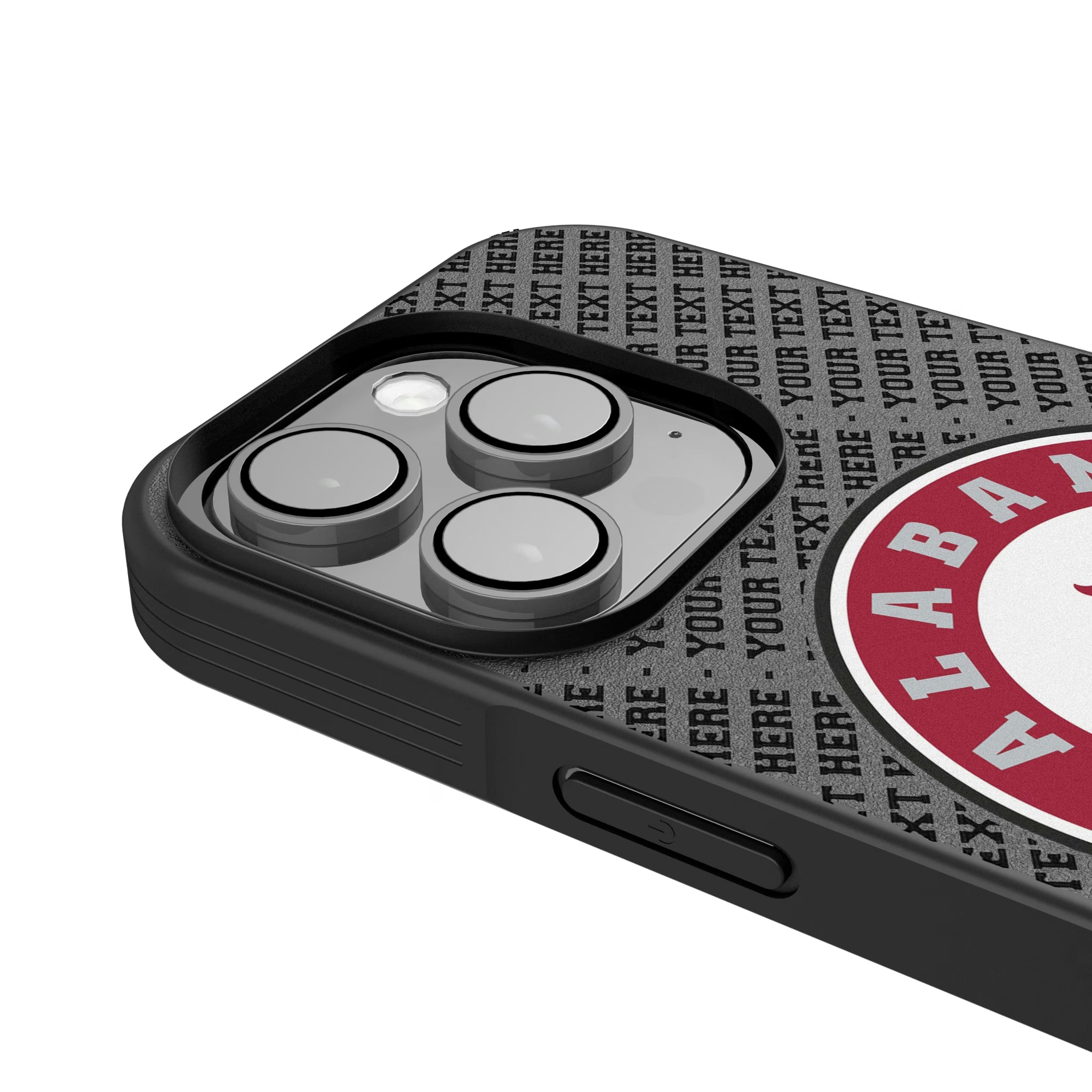 University of Alabama Crimson Tide Personalized EndZone Plus iPhone Bump Phone Case for Apple iPhone - Detail