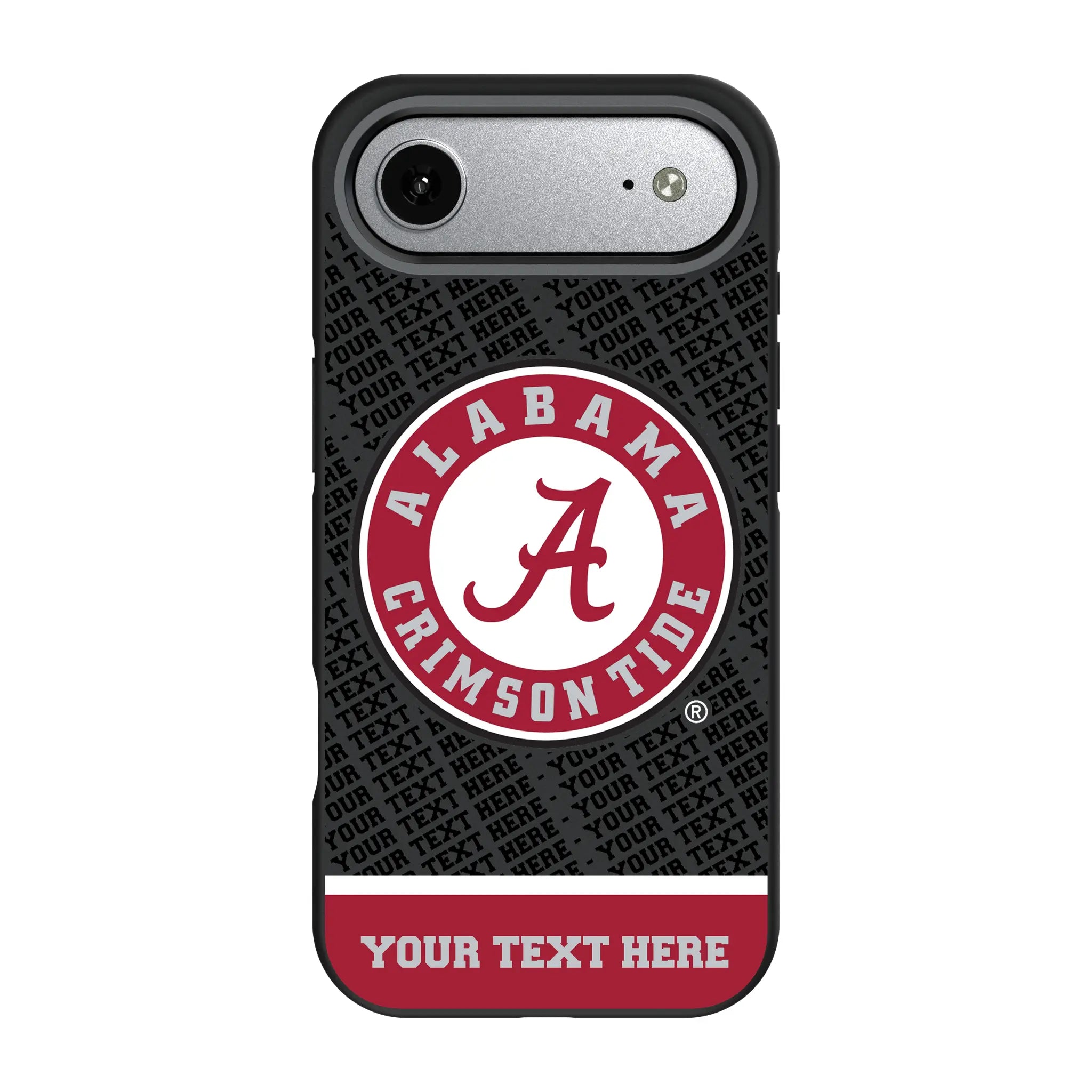 University of Alabama Crimson Tide Personalized EndZone Plus iPhone Bump Phone Case for Apple iPhone#Device_iPhone Air