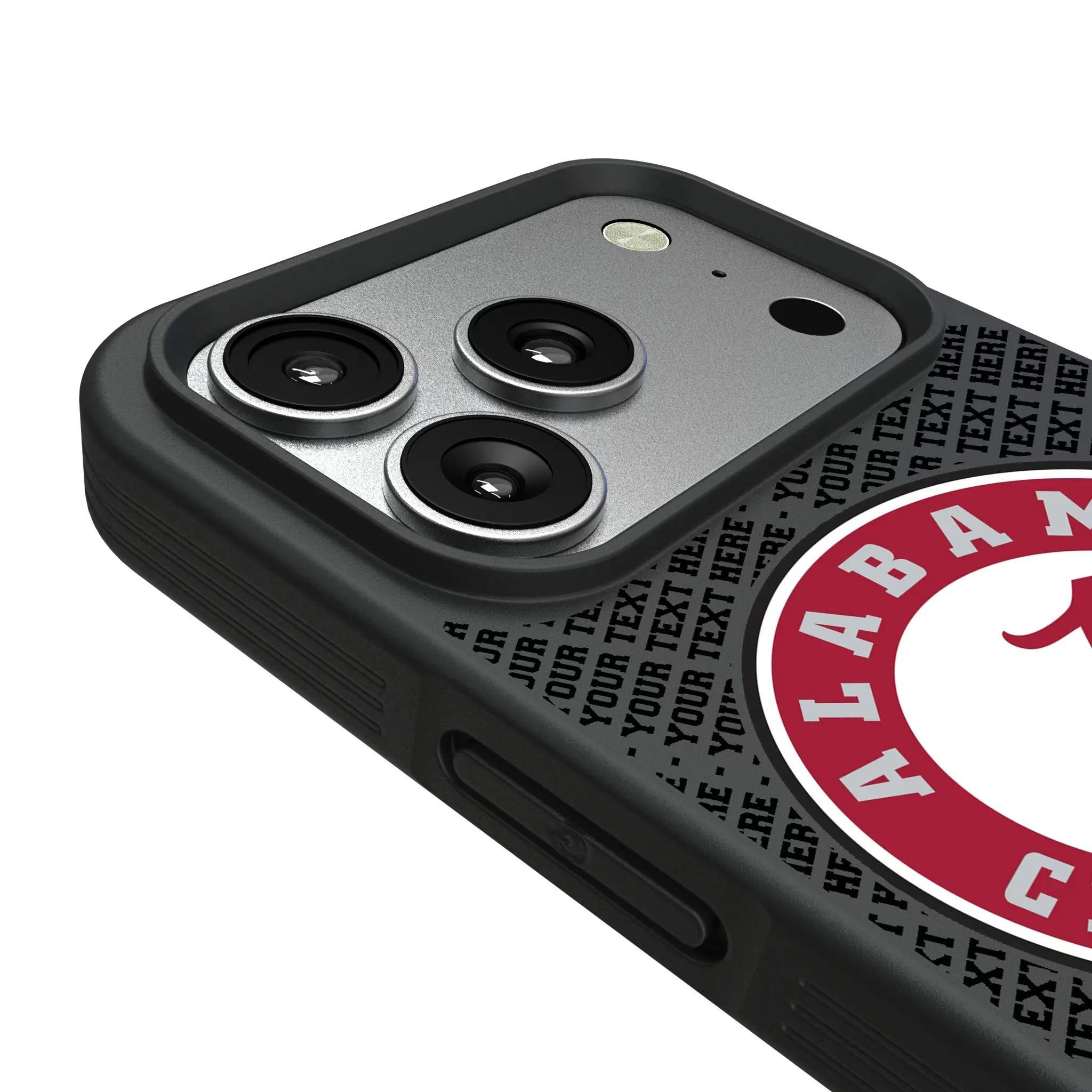 University of Alabama Crimson Tide Personalized EndZone Plus iPhone Bump Phone Case for Apple iPhone - Detail#Device_iPhone 17 Pro