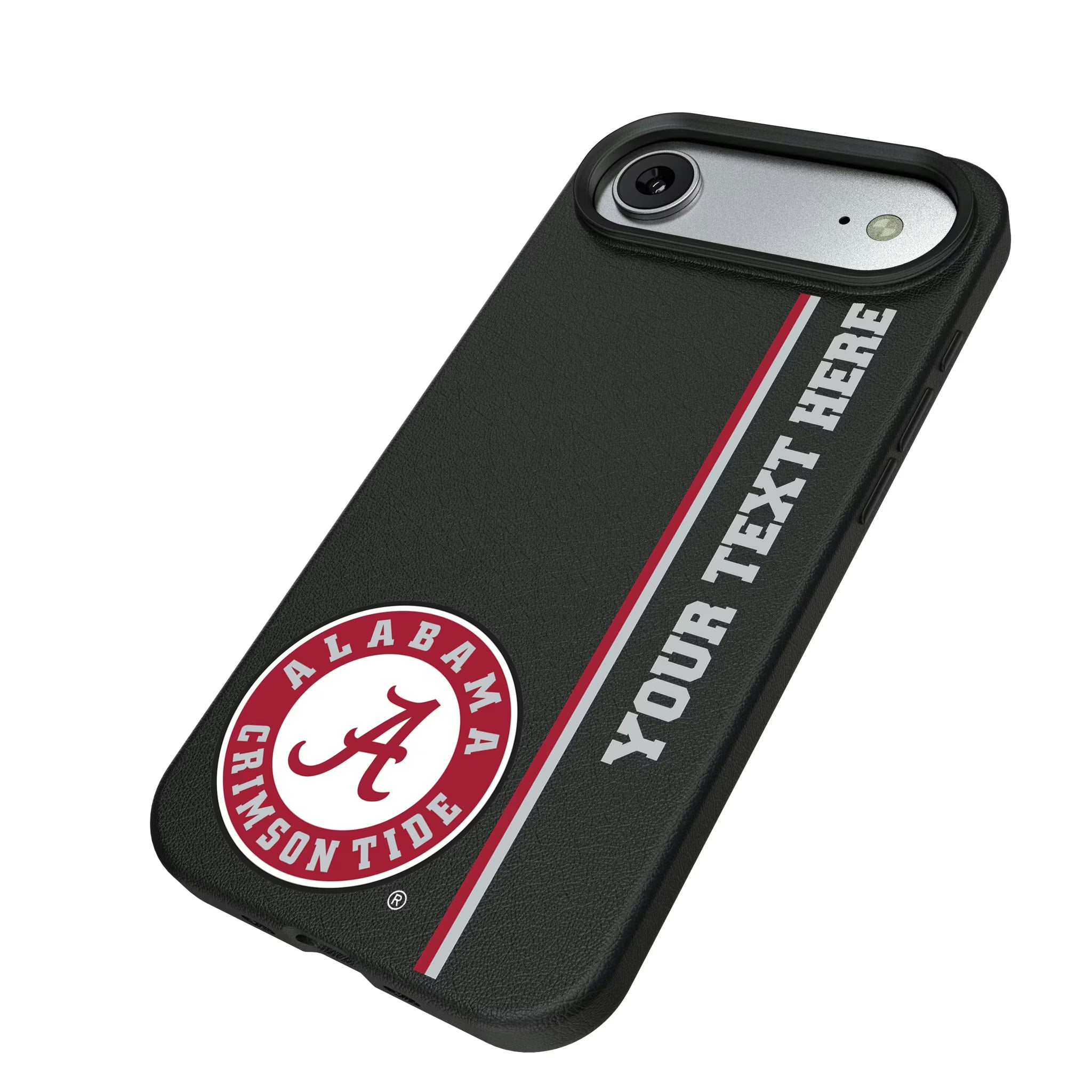 University of Alabama Crimson Tide Personalized Sidebard iPhone MagSafe Compatible Phone Case for Apple iPhone - Isometric View#Device_iPhone Air