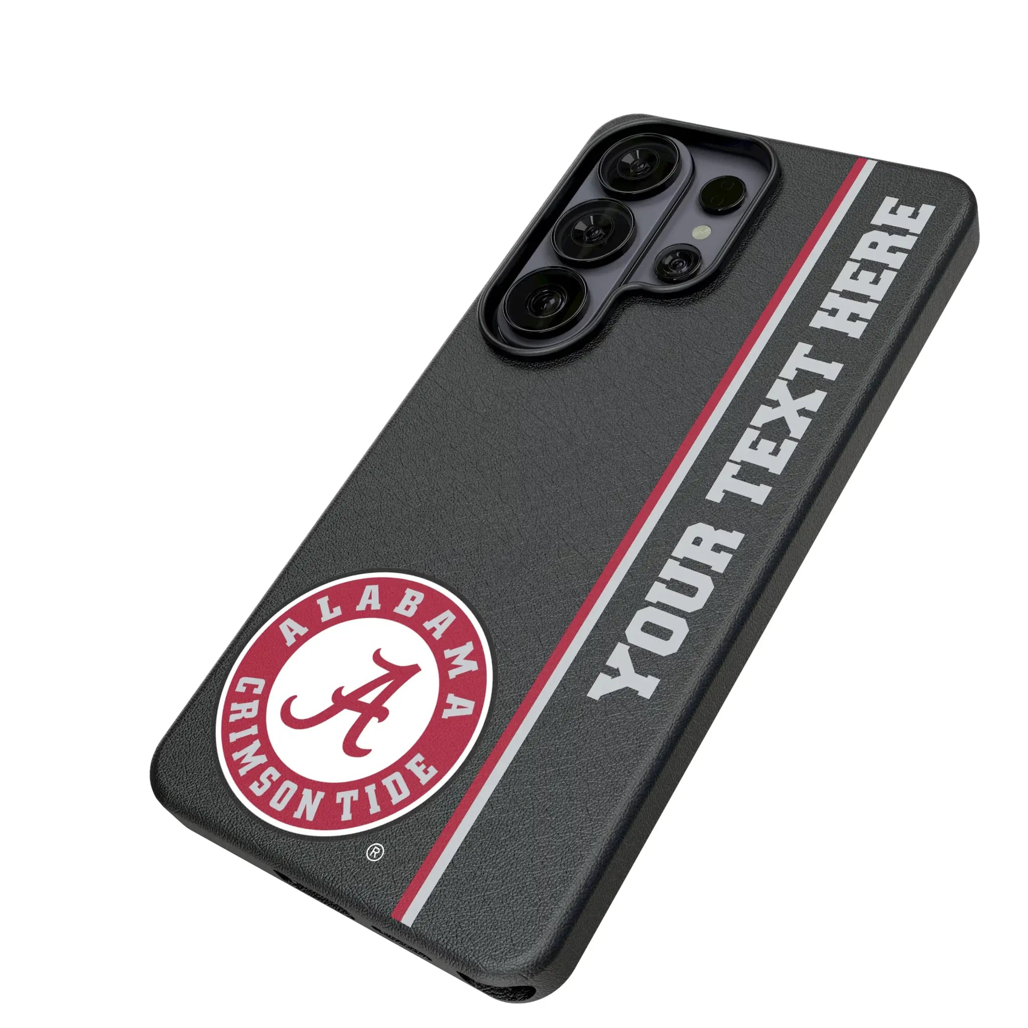University of Alabama Crimson Tide Personalized Sidebard Galaxy MagSafe Compatible Phone Case for Samsung Galaxy - Isometric View#Device_Galaxy S26 Ultra
