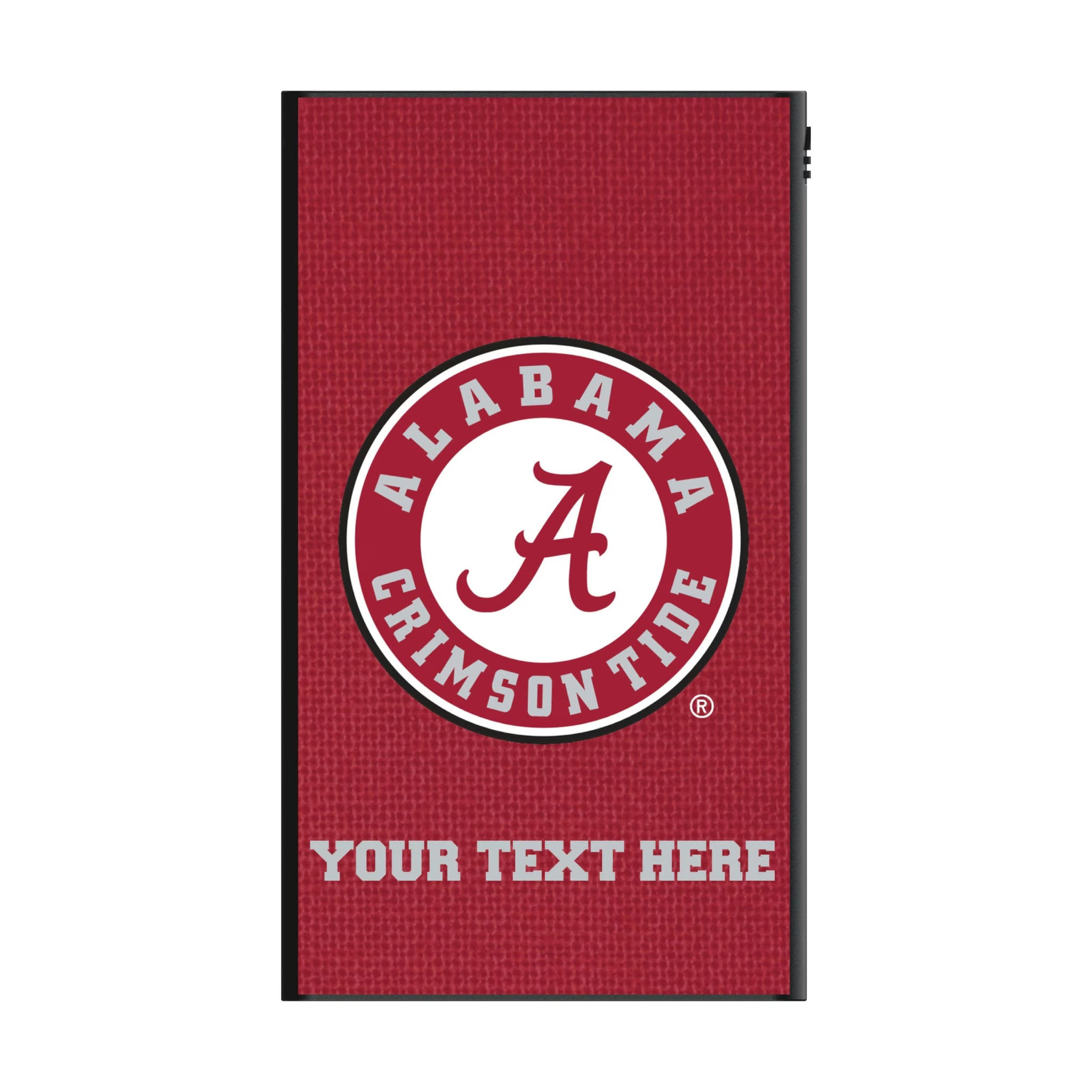 University of Alabama Crimson Tide Personalized Solid 5000mAh Flat Powerbank