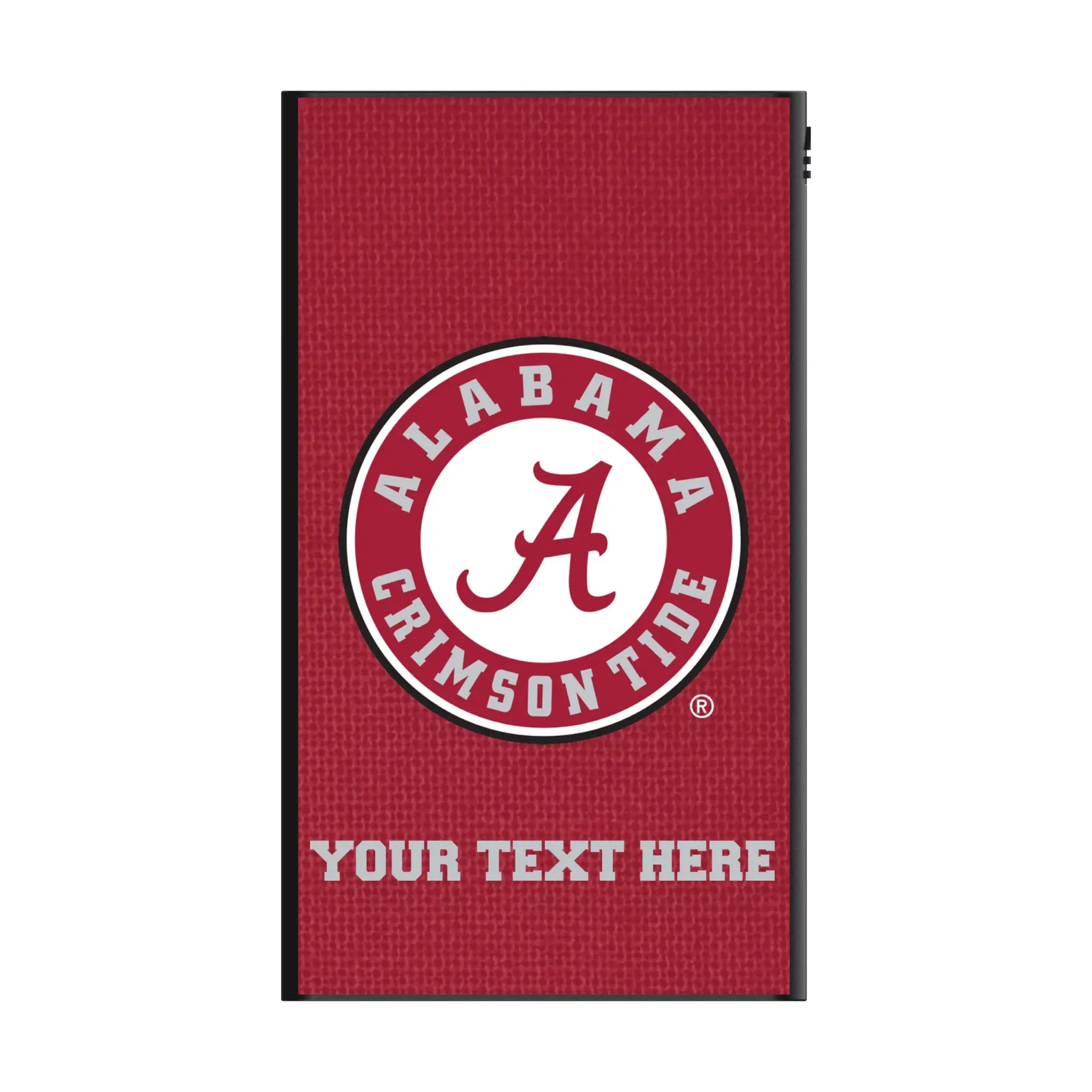 University of Alabama Crimson Tide Personalized Solid 5000mAh Flat Power Bank