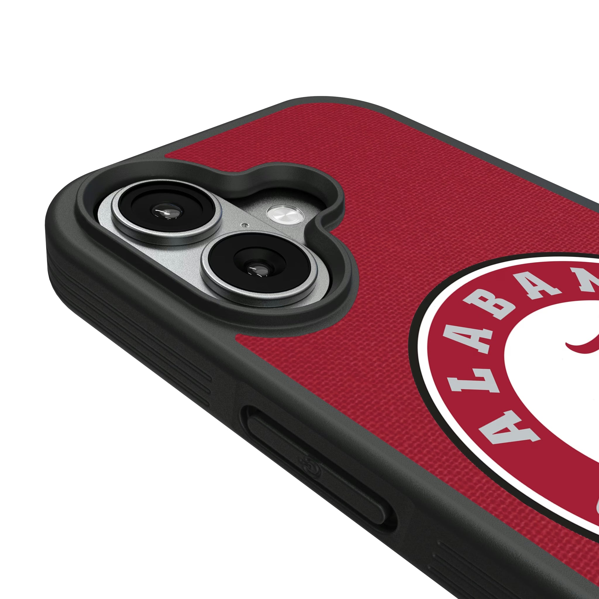 University of Alabama Crimson Tide Personalized Stripe iPhone Bump Phone Case for Apple iPhone - Detail#Device_iPhone 17