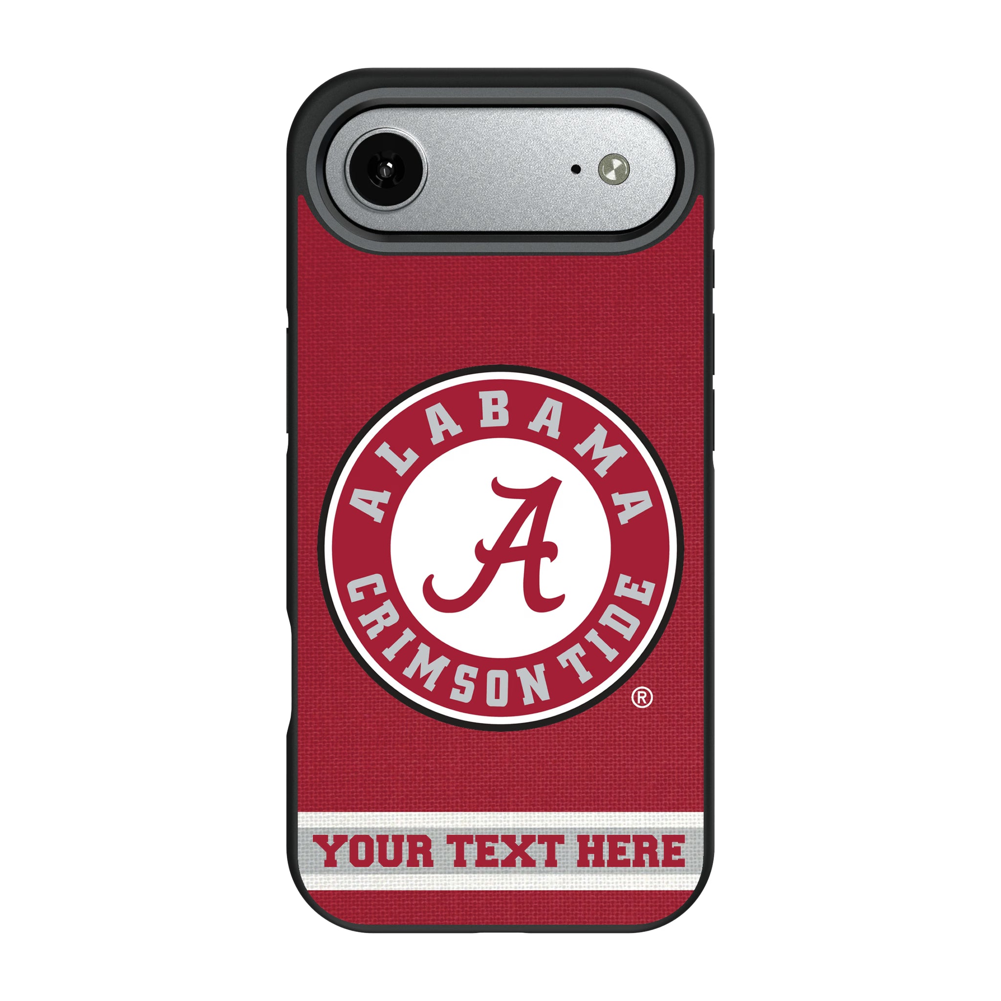 University of Alabama Crimson Tide Personalized Stripe iPhone Bump Phone Case for Apple iPhone#Device_iPhone Air