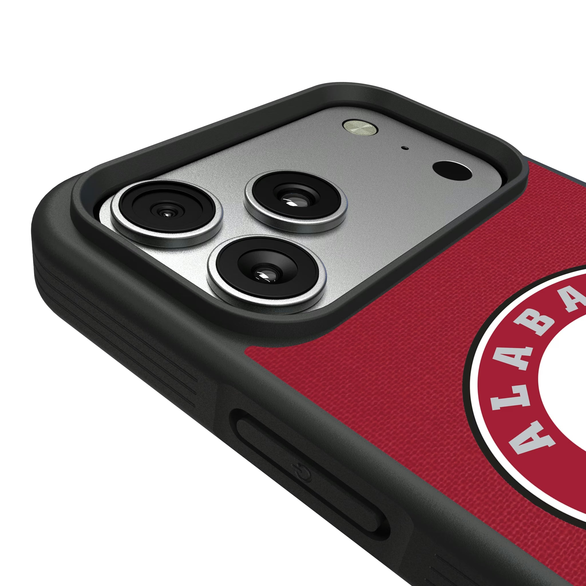University of Alabama Crimson Tide Personalized Stripe iPhone Bump Phone Case for Apple iPhone - Detail#Device_iPhone 17 Pro Max