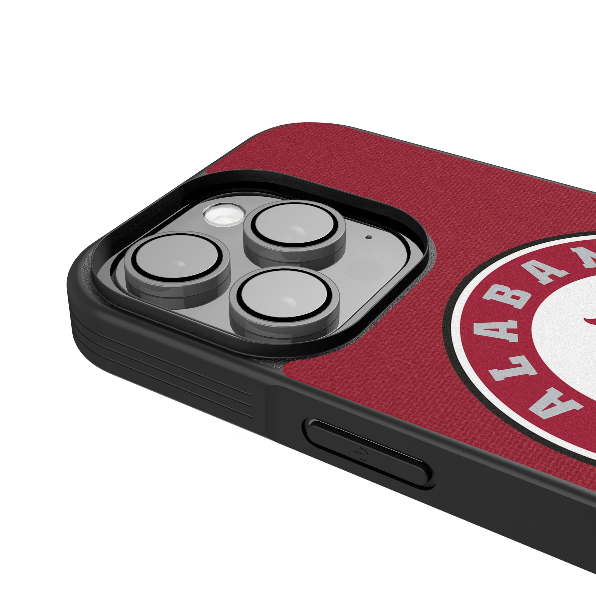 University of Alabama Crimson Tide Personalized Stripe iPhone Bump Phone Case for Apple iPhone - Detail