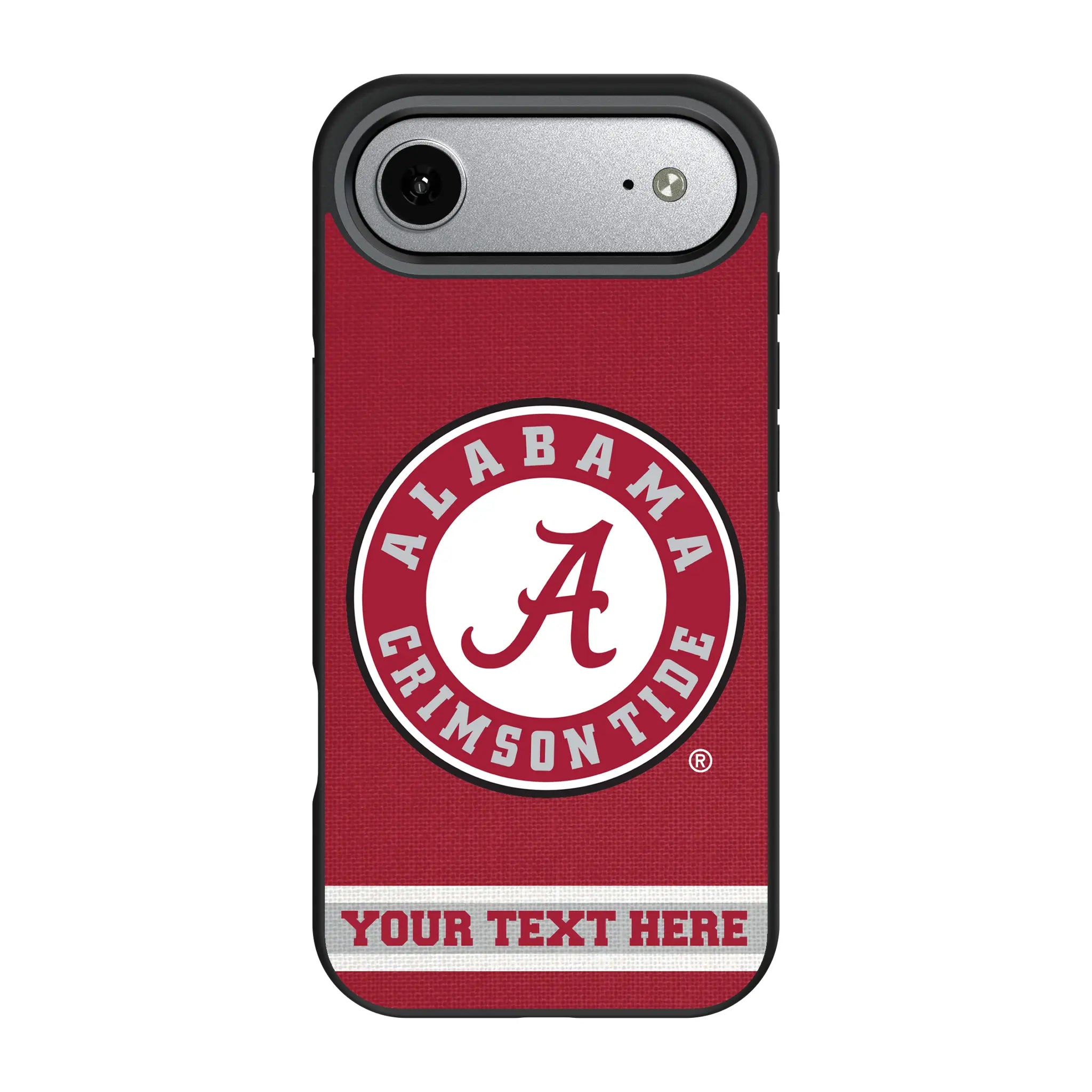 University of Alabama Crimson Tide Personalized Stripe iPhone Bump Phone Case for Apple iPhone#Device_iPhone Air