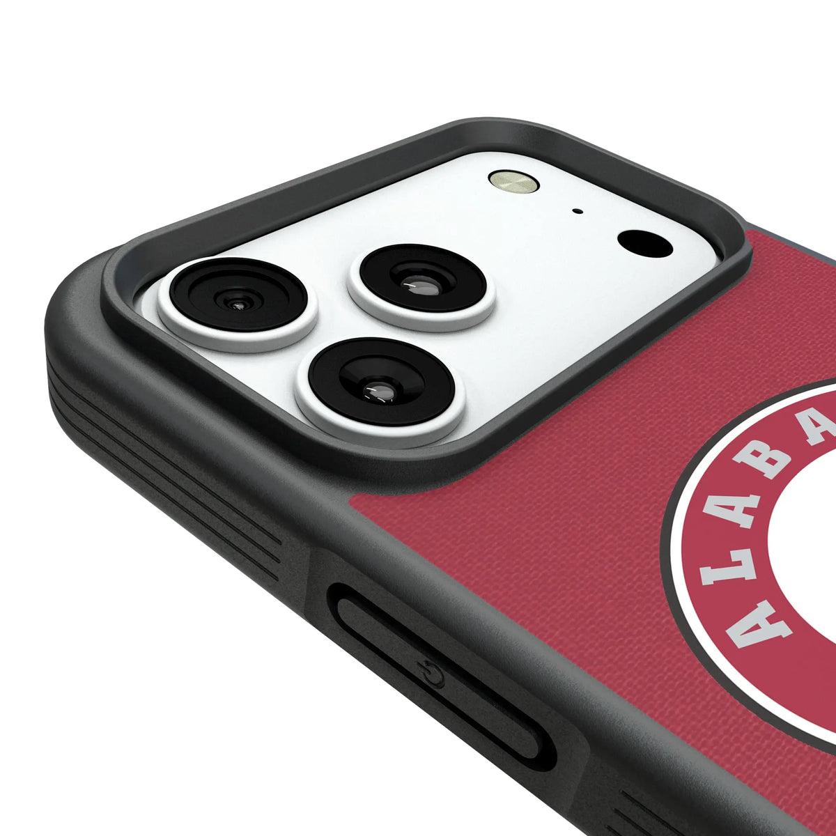 University of Alabama Crimson Tide Personalized Stripe iPhone Bump Phone Case for Apple iPhone - Detail#Device_iPhone 18 Pro Max