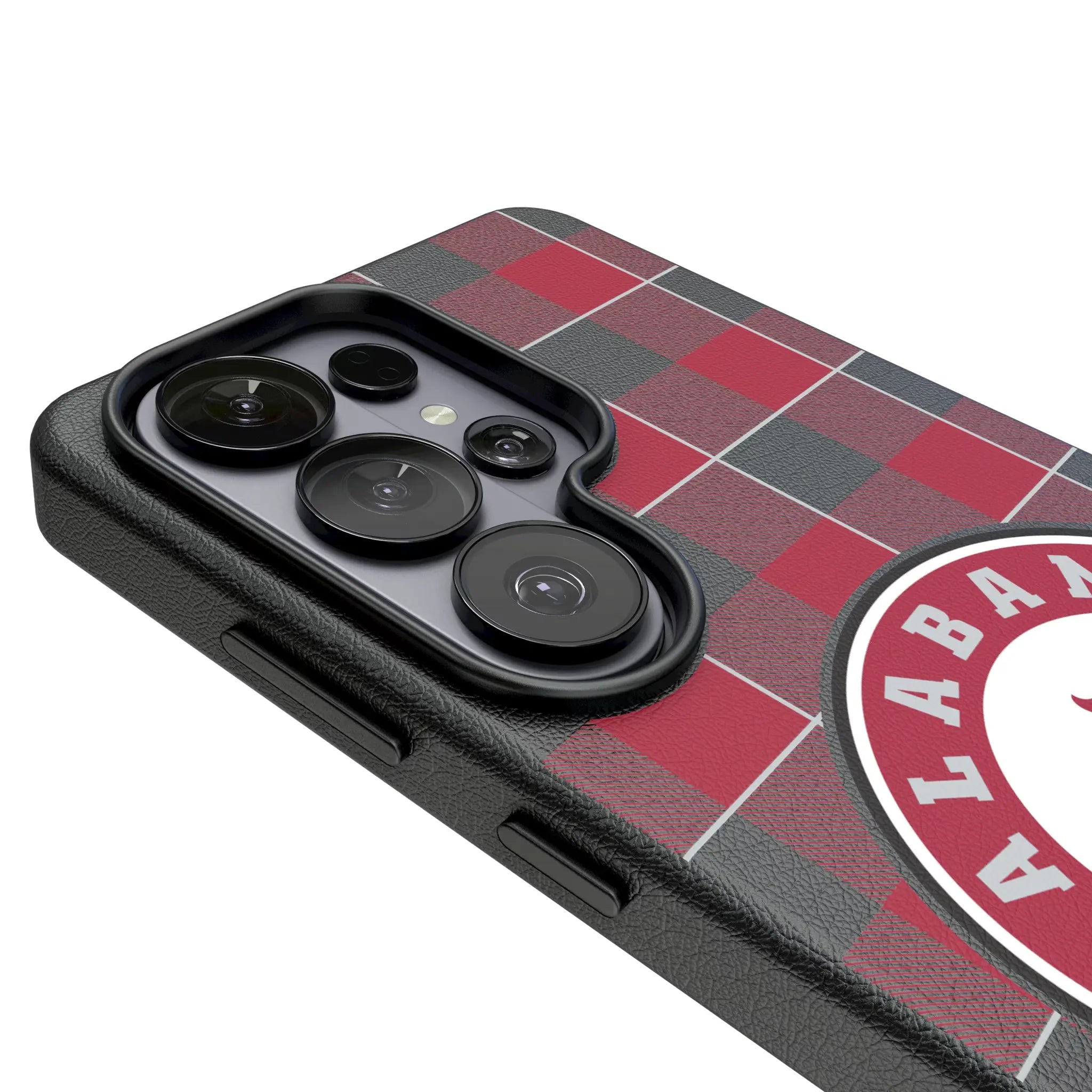 University of Alabama Crimson Tide Plaid Galaxy MagSafe Compatible Phone Case for Samsung Galaxy - Detail#Device_Galaxy S26 Ultra