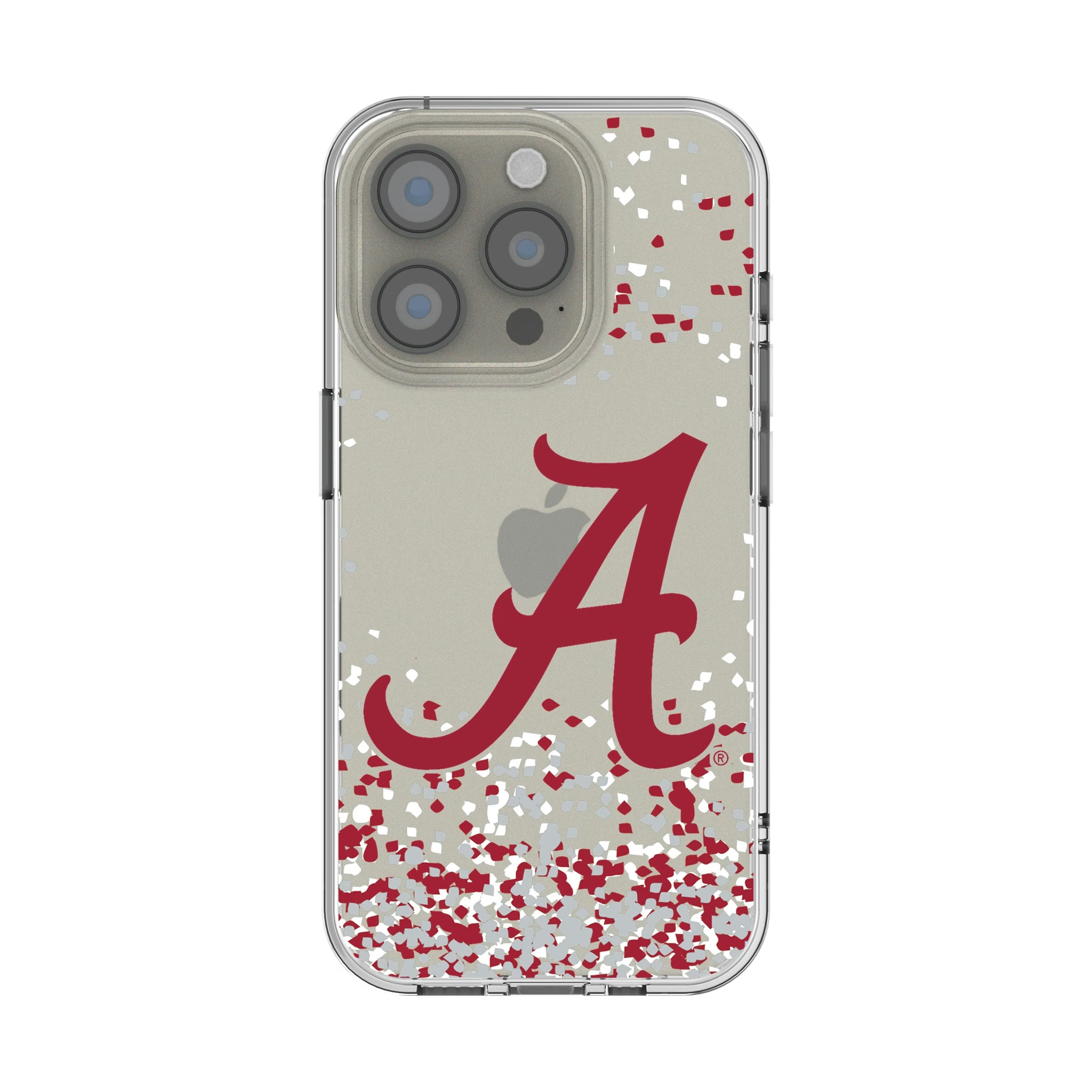 University of Alabama Crimson Tide Script A Confetti iPhone Clear Phone Case for Apple iPhone