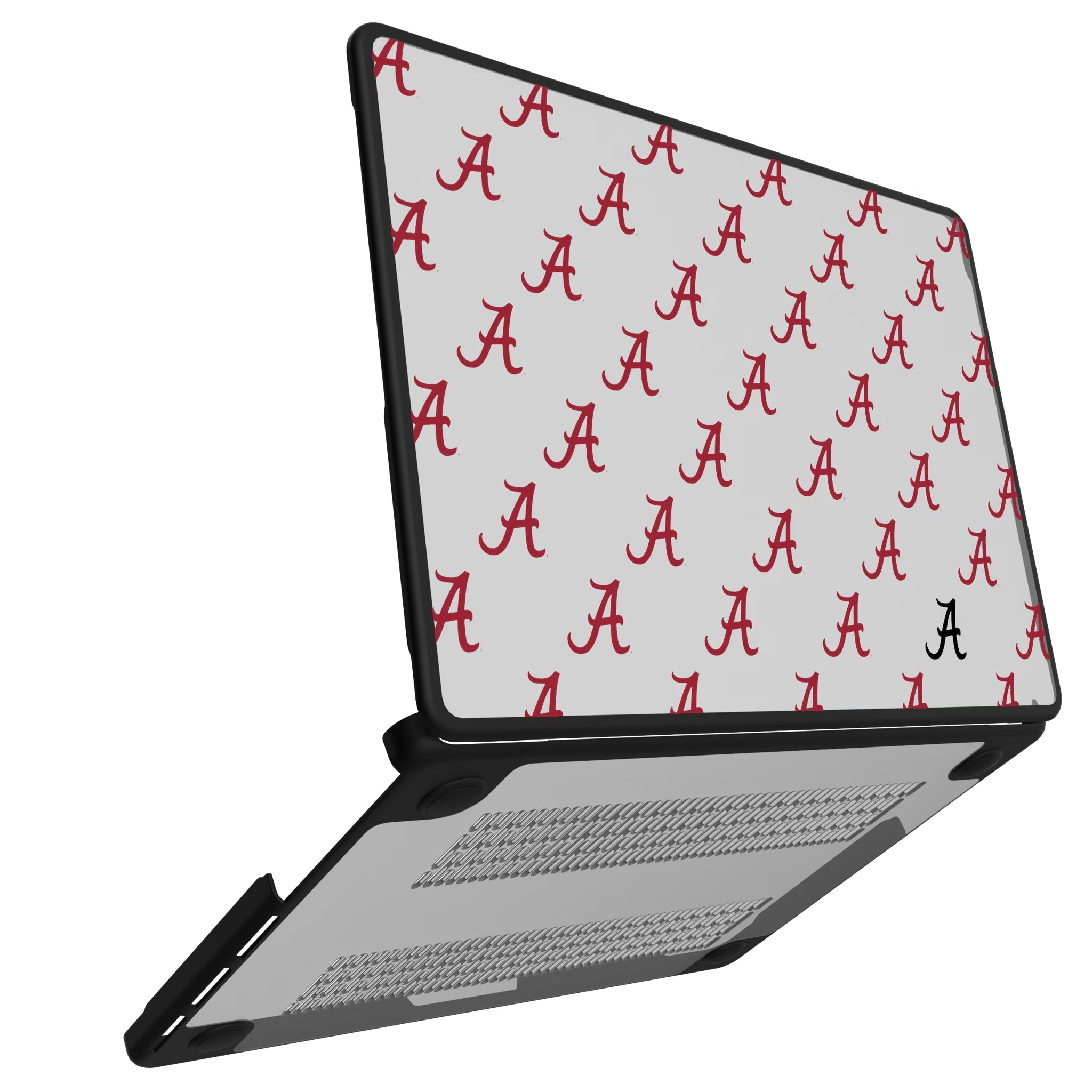 University of Alabama Crimson Tide Script A Fashion Pattern MacBook Laptop Case for Apple MacBook#Device_MacBook Pro (14-inch, 2021) / MacBook Pro (14-inch, 2023) / MacBook Pro (14-inch, 2024)