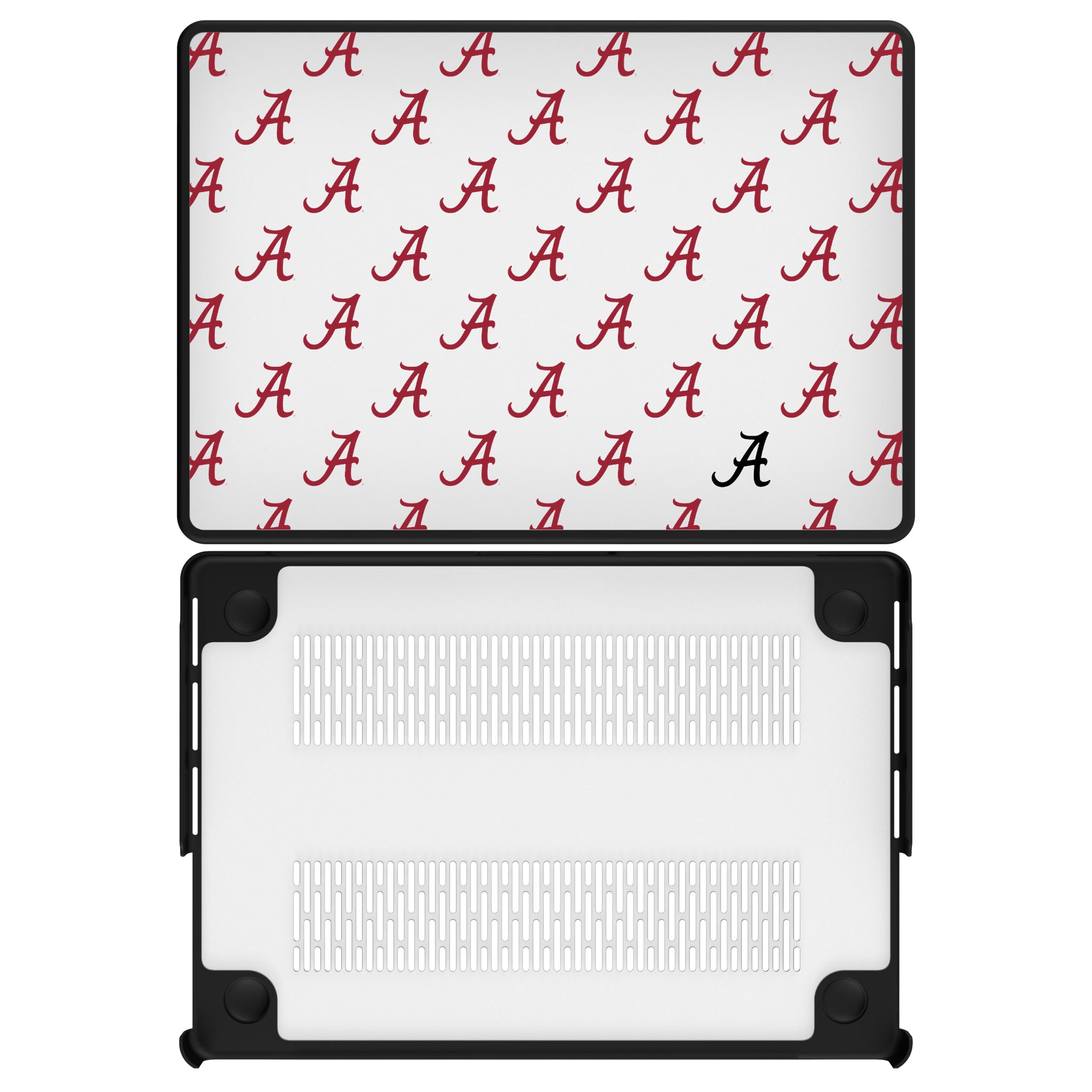 University of Alabama Crimson Tide Script A Fashion Pattern MacBook Laptop Case for Apple MacBook#Device_MacBook Pro (14-inch, 2021) / MacBook Pro (14-inch, 2023) / MacBook Pro (14-inch, 2024)