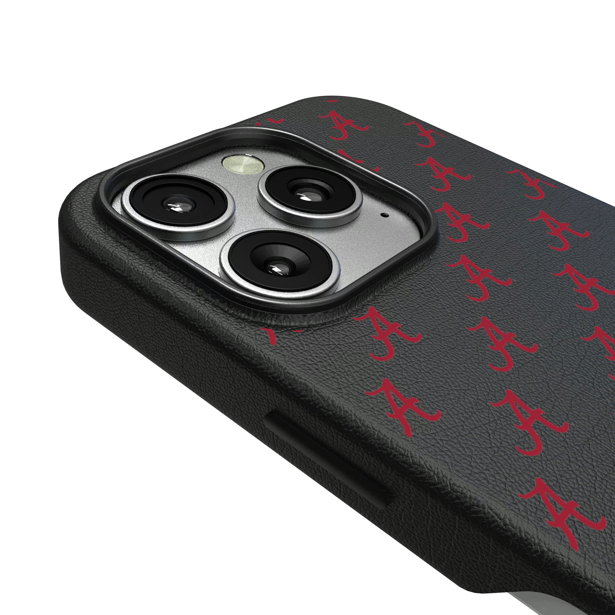 University of Alabama Crimson Tide Script A Fashion Pattern iPhone MagSafe Compatible Phone Case for Apple iPhone - Detail