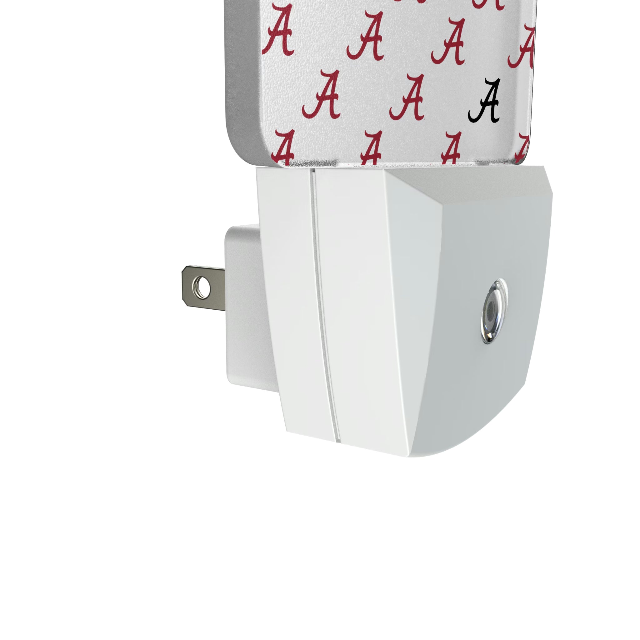 University of Alabama Crimson Tide Script A Fashion Pattern Night Light 2-Pack - Detail