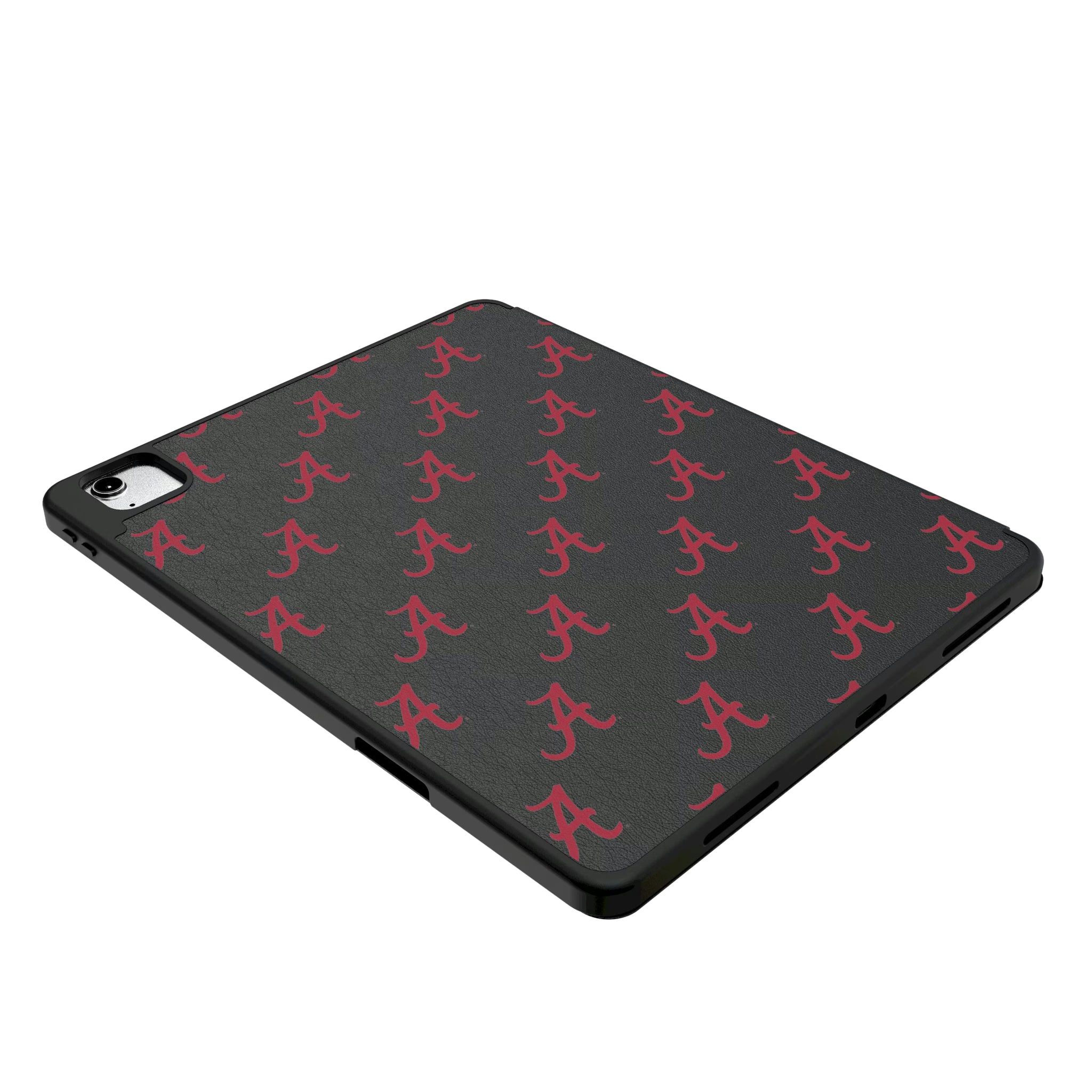 University of Alabama Crimson Tide Script A Fashion Pattern iPad Tablet Case for Apple iPad - Isometric View