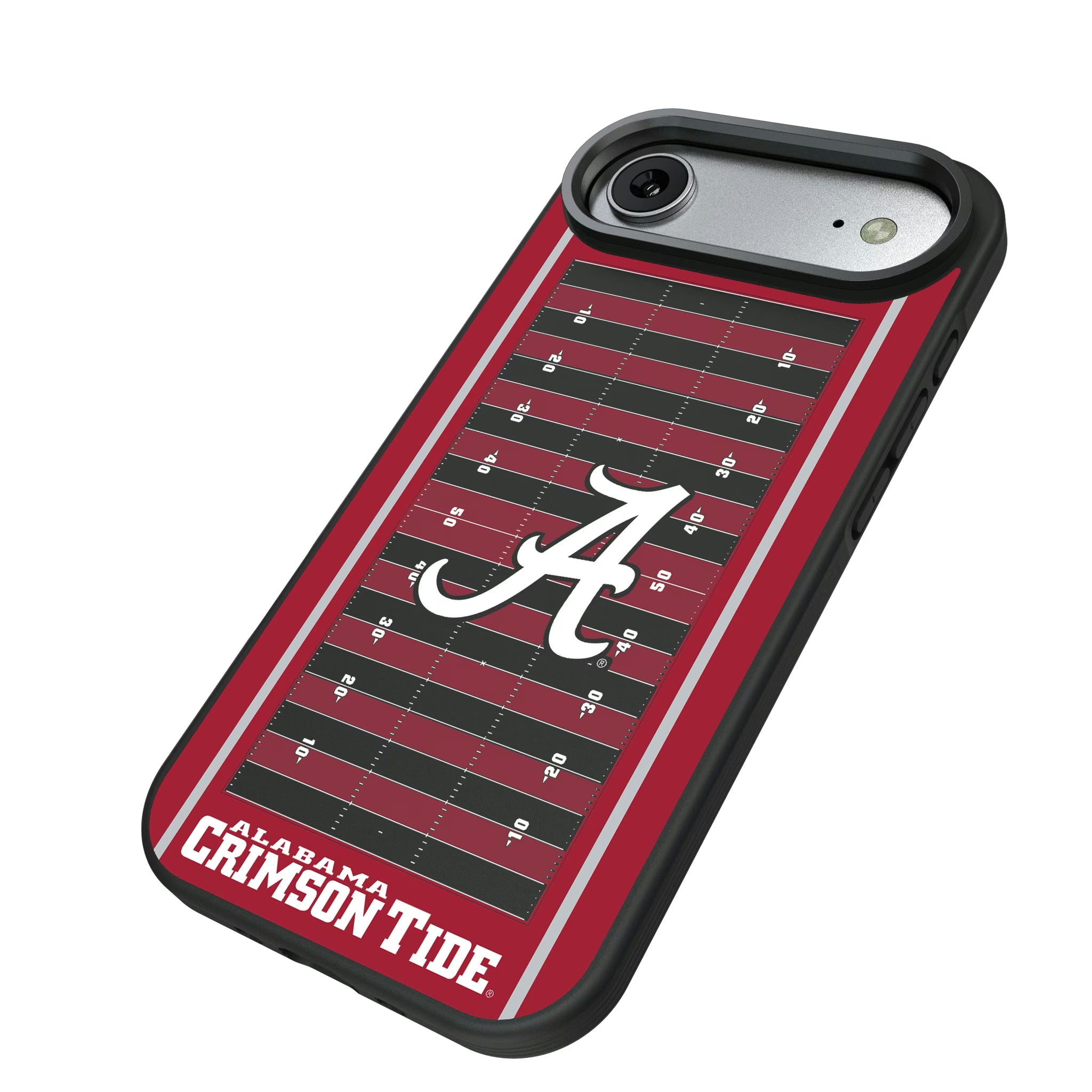University of Alabama Crimson Tide Script A Field iPhone Bump Phone Case for Apple iPhone - Isometric View#Device_iPhone Air
