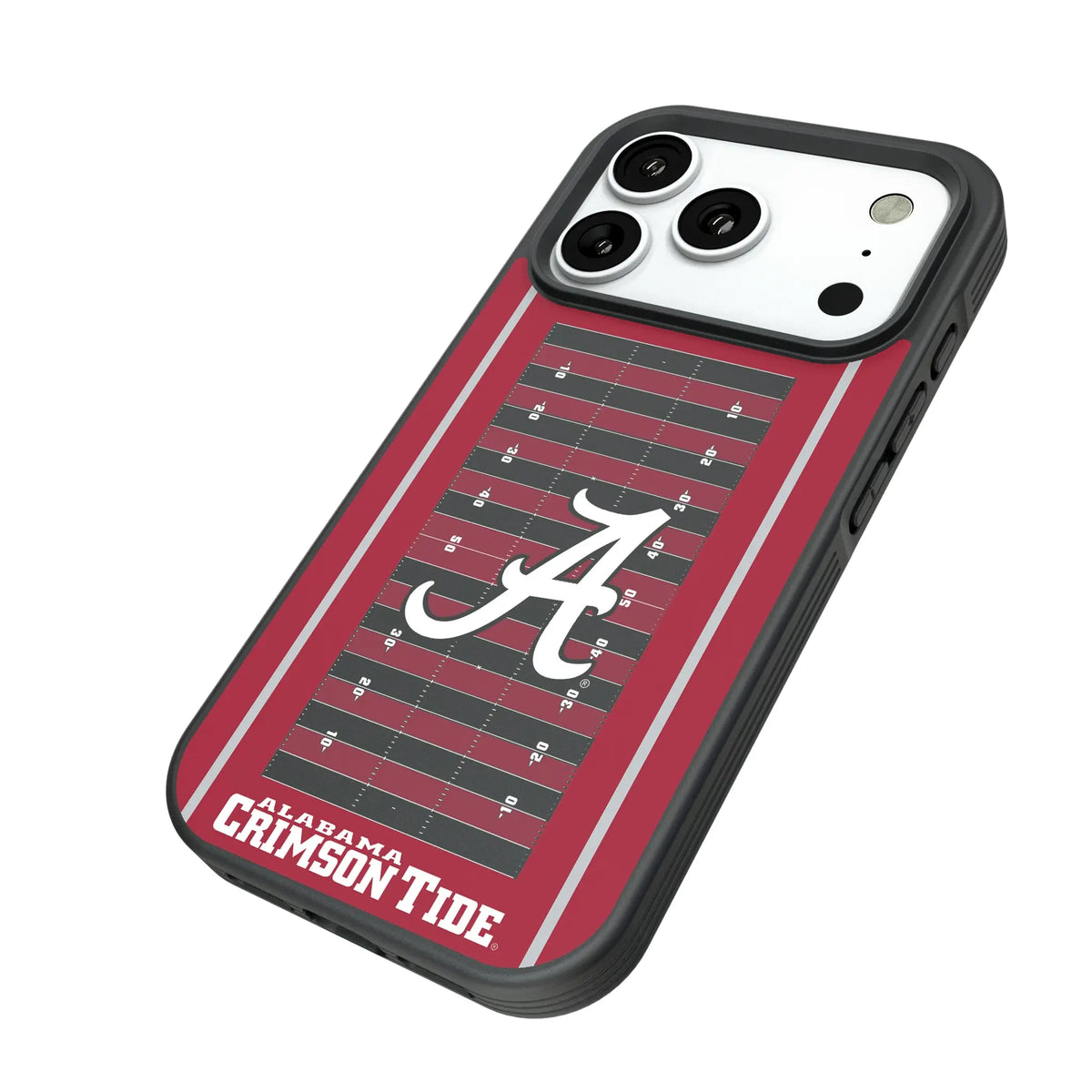 University of Alabama Crimson Tide Script A Field iPhone Bump Phone Case for Apple iPhone - Isometric View#Device_iPhone 18 Pro
