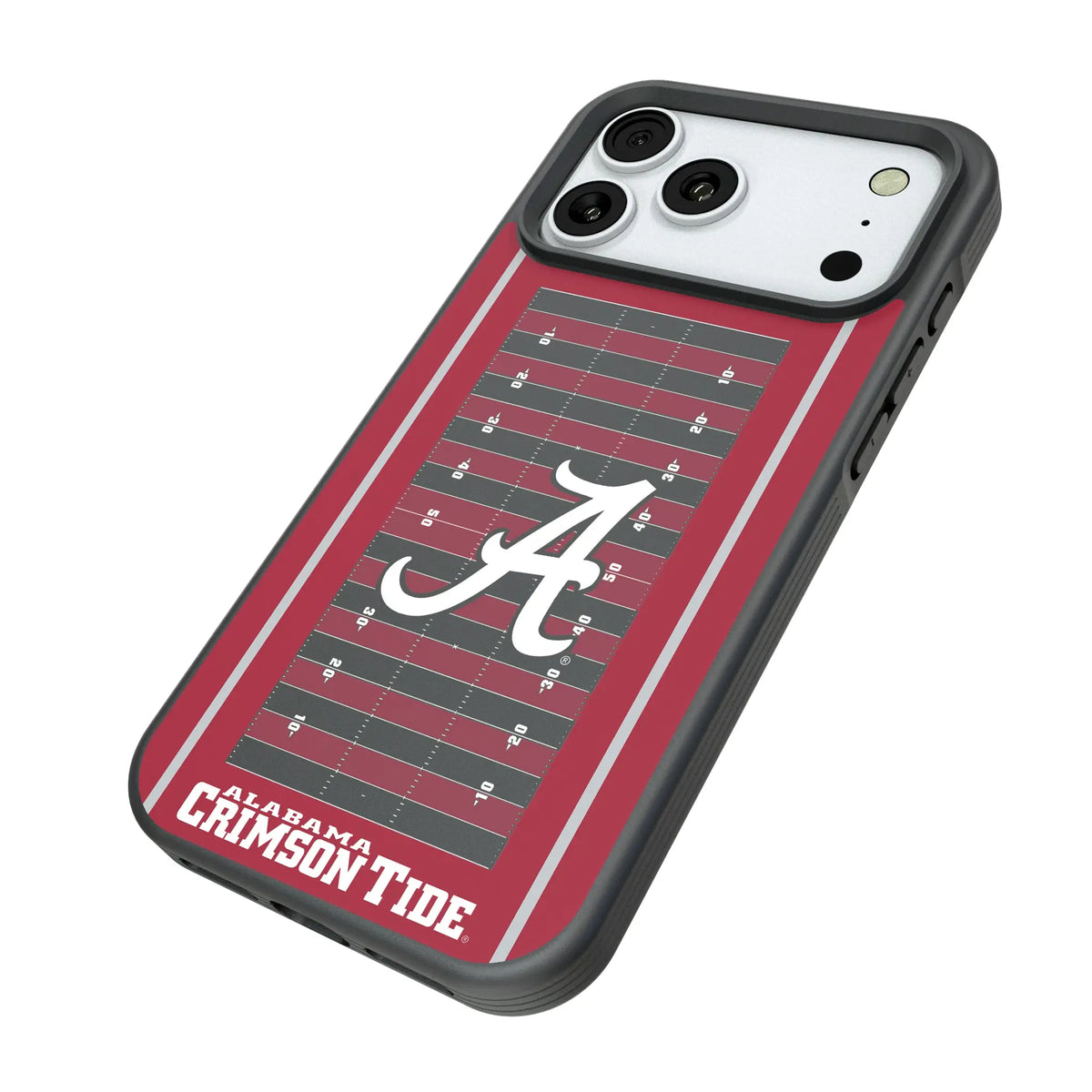 University of Alabama Crimson Tide Script A Field iPhone Bump Phone Case for Apple iPhone - Isometric View#Device_iPhone 18 Pro Max