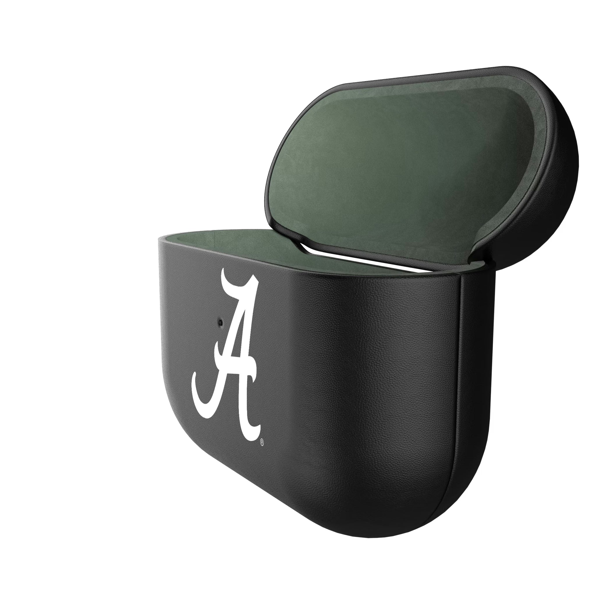 University of Alabama Crimson Tide Script A Insignia AirPods AirPod Case Cover - Isometric View#Device_AirPods 3rd Gen