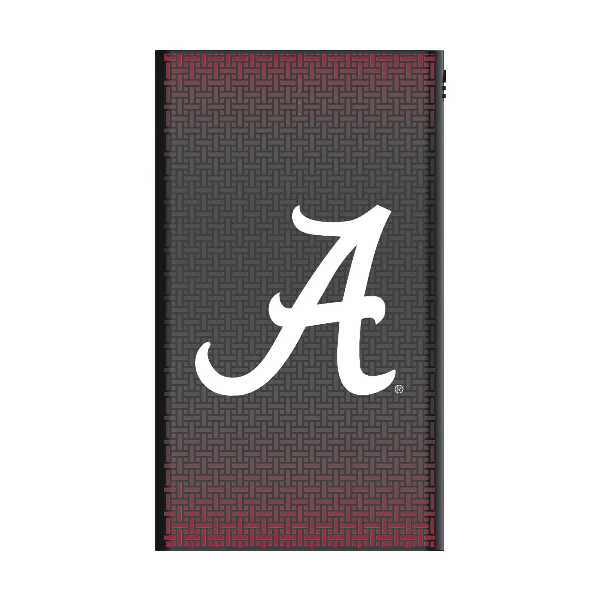 University of Alabama Crimson Tide Script A Linen 5000mAh Flat Power Bank
