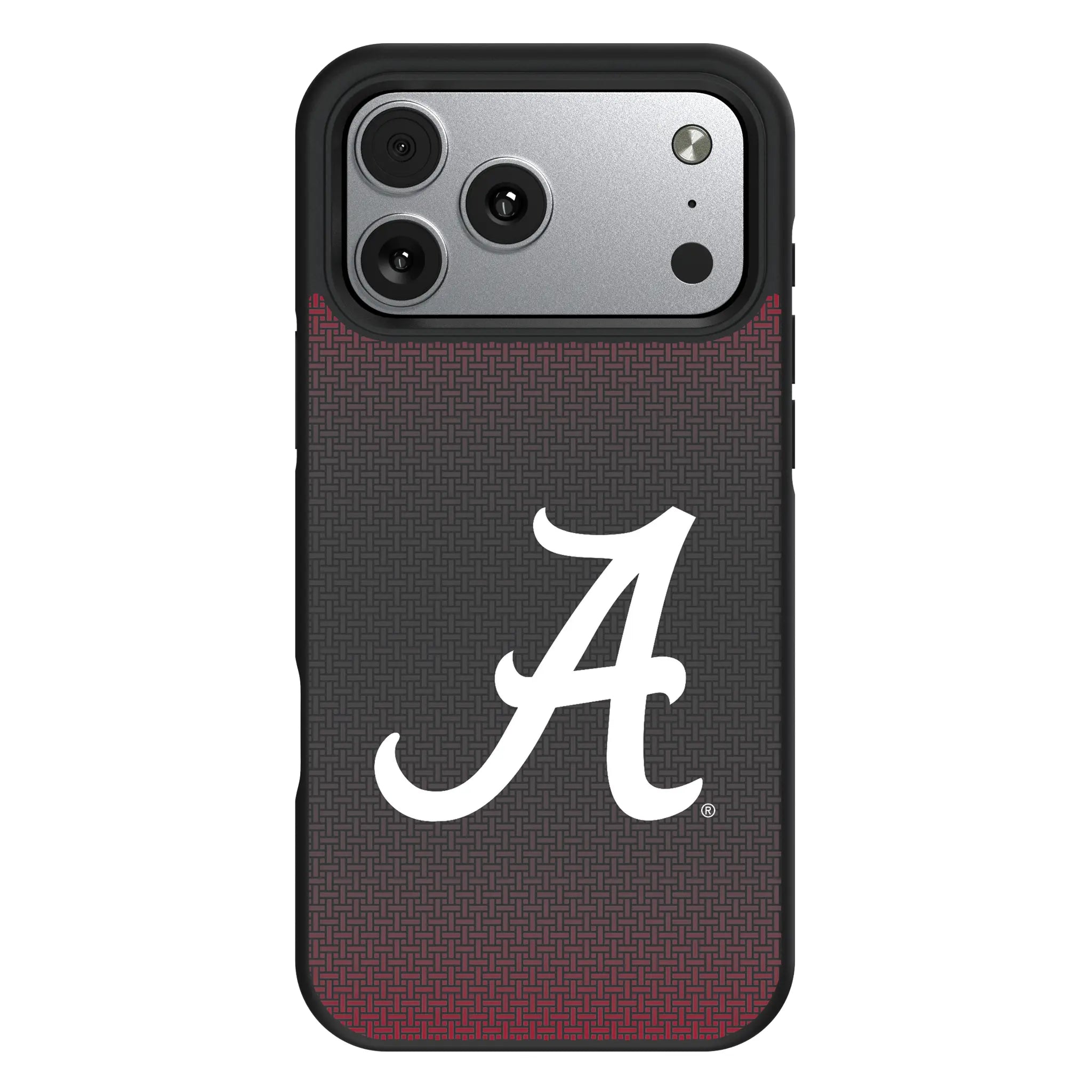 University of Alabama Crimson Tide Script A Linen iPhone Bump Phone Case for Apple iPhone#Device_iPhone 17 Pro Max