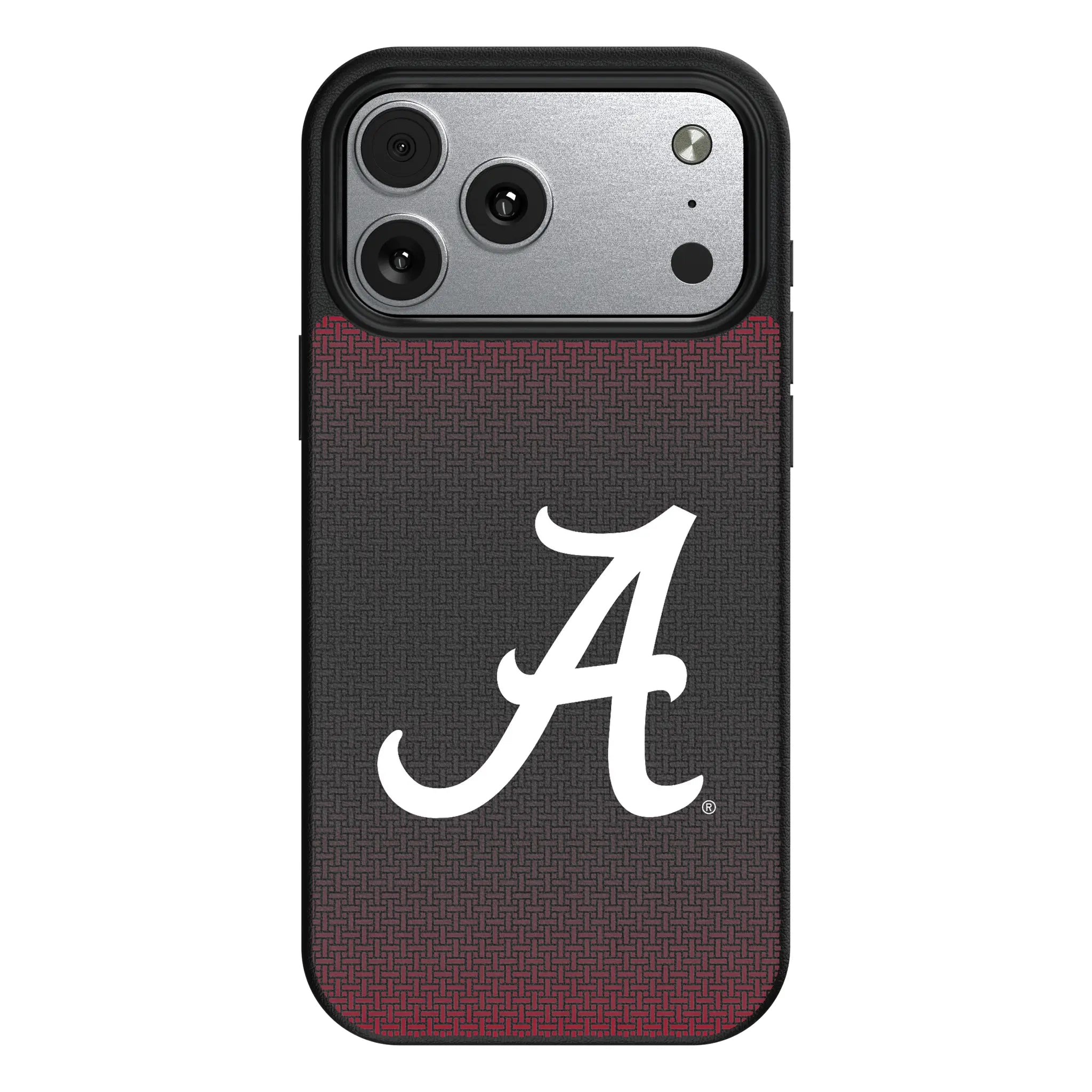 University of Alabama Crimson Tide Script A Linen iPhone MagSafe Compatible Phone Case for Apple iPhone#Device_iPhone 17 Pro Max