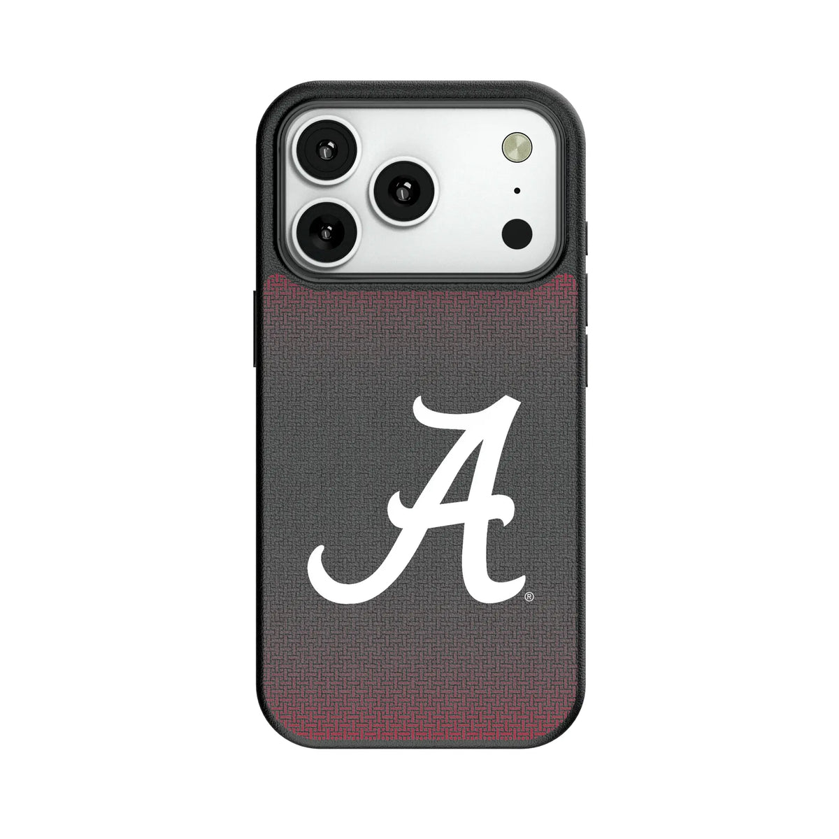 University of Alabama Crimson Tide Script A Linen MagSafe Compatible Phone Case for Apple iPhone