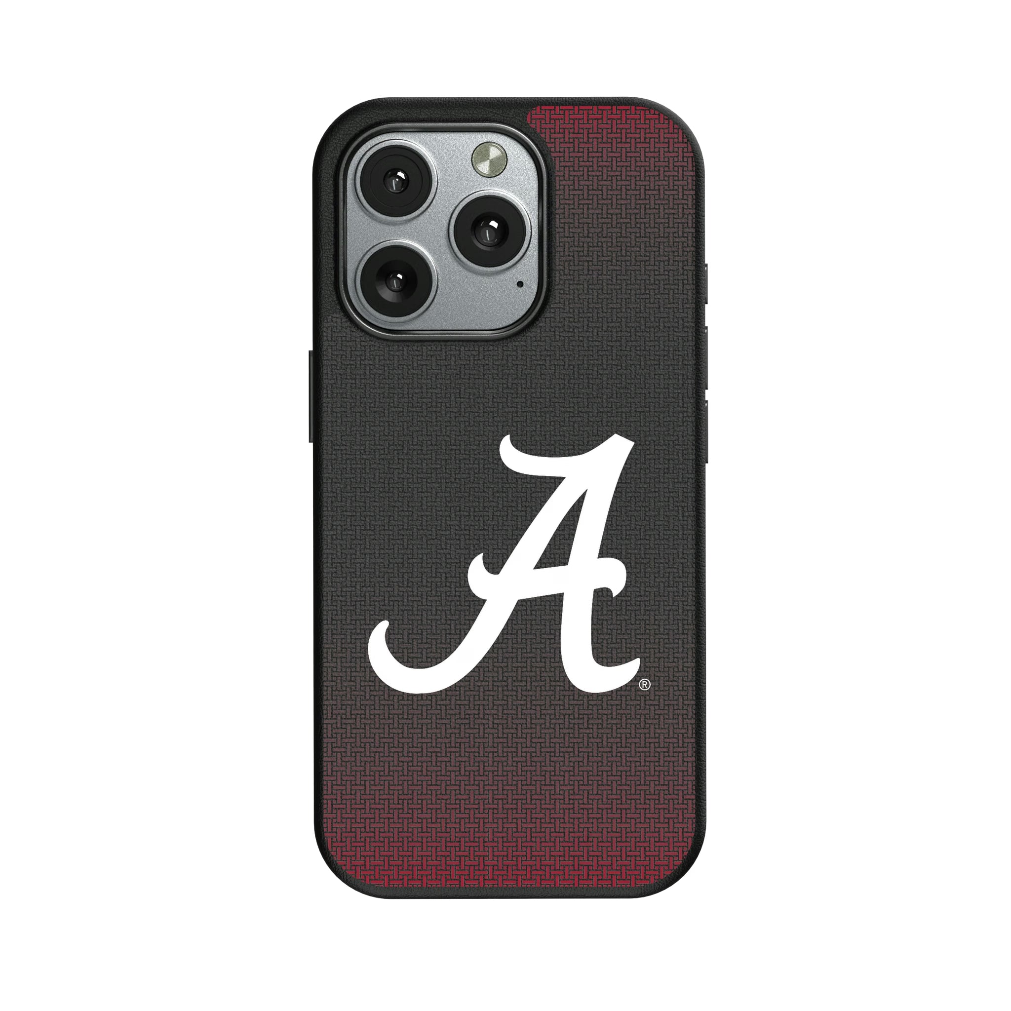 University of Alabama Crimson Tide Script A Linen iPhone MagSafe Compatible Phone Case for Apple iPhone