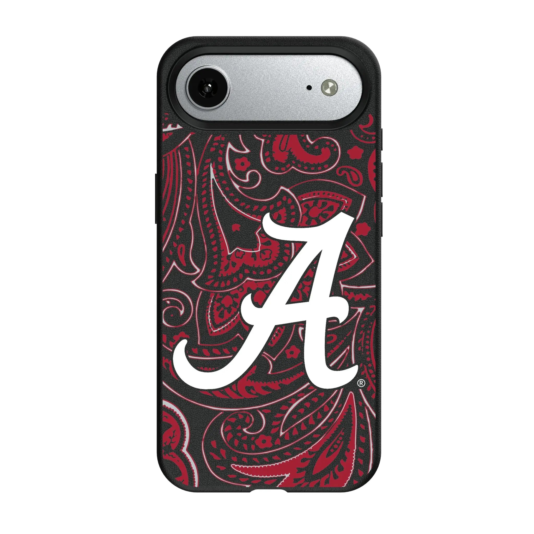 University of Alabama Crimson Tide Script A Paisley iPhone MagSafe Compatible Phone Case for Apple iPhone#Device_iPhone Air
