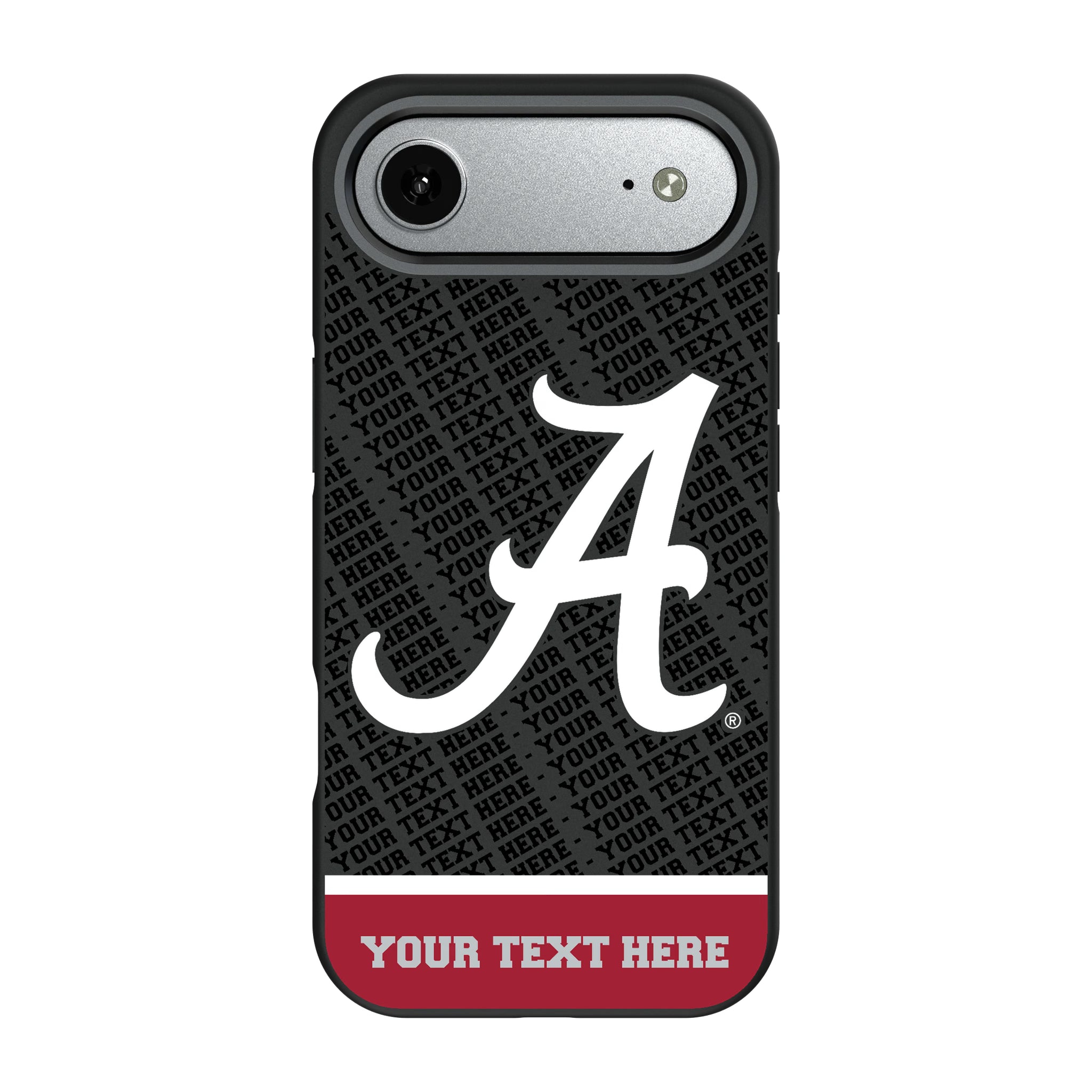 University of Alabama Crimson Tide Script A Personalized EndZone Plus iPhone Bump Phone Case for Apple iPhone#Device_iPhone Air