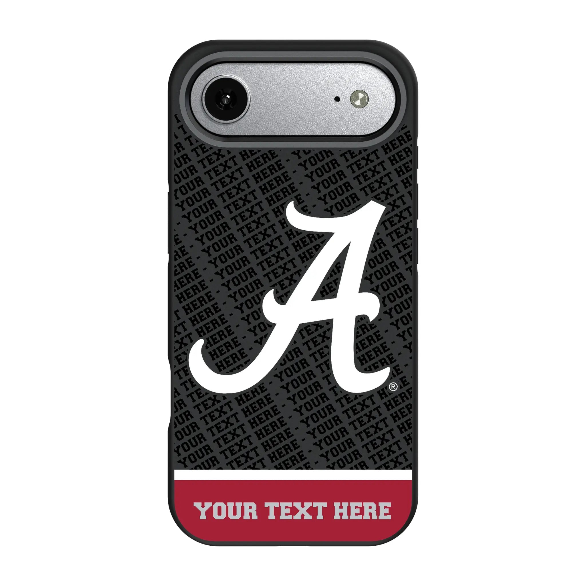 University of Alabama Crimson Tide Script A Personalized EndZone Plus iPhone Bump Phone Case for Apple iPhone#Device_iPhone Air