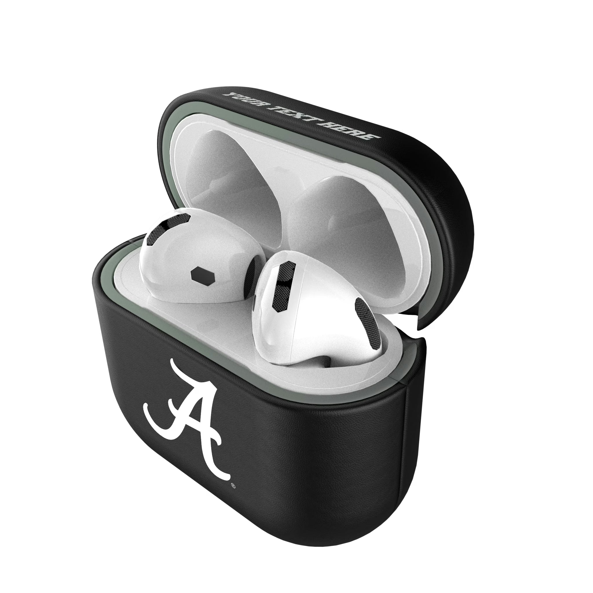 University of Alabama Crimson Tide Script A Personalized Insignia AirPods AirPod Case Cover#Device_AirPods 4