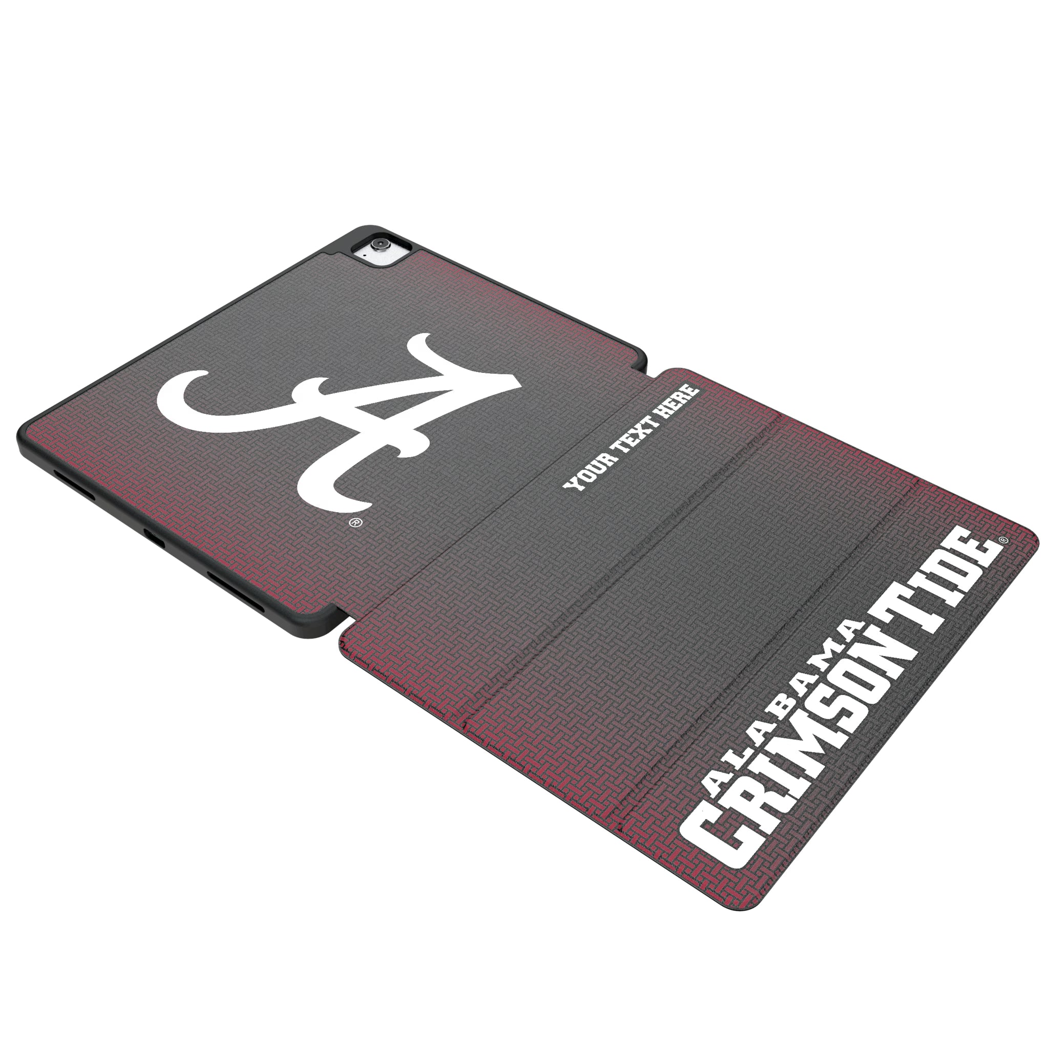 University of Alabama Crimson Tide Script A Personalized Linen iPad Tablet Case for Apple iPad