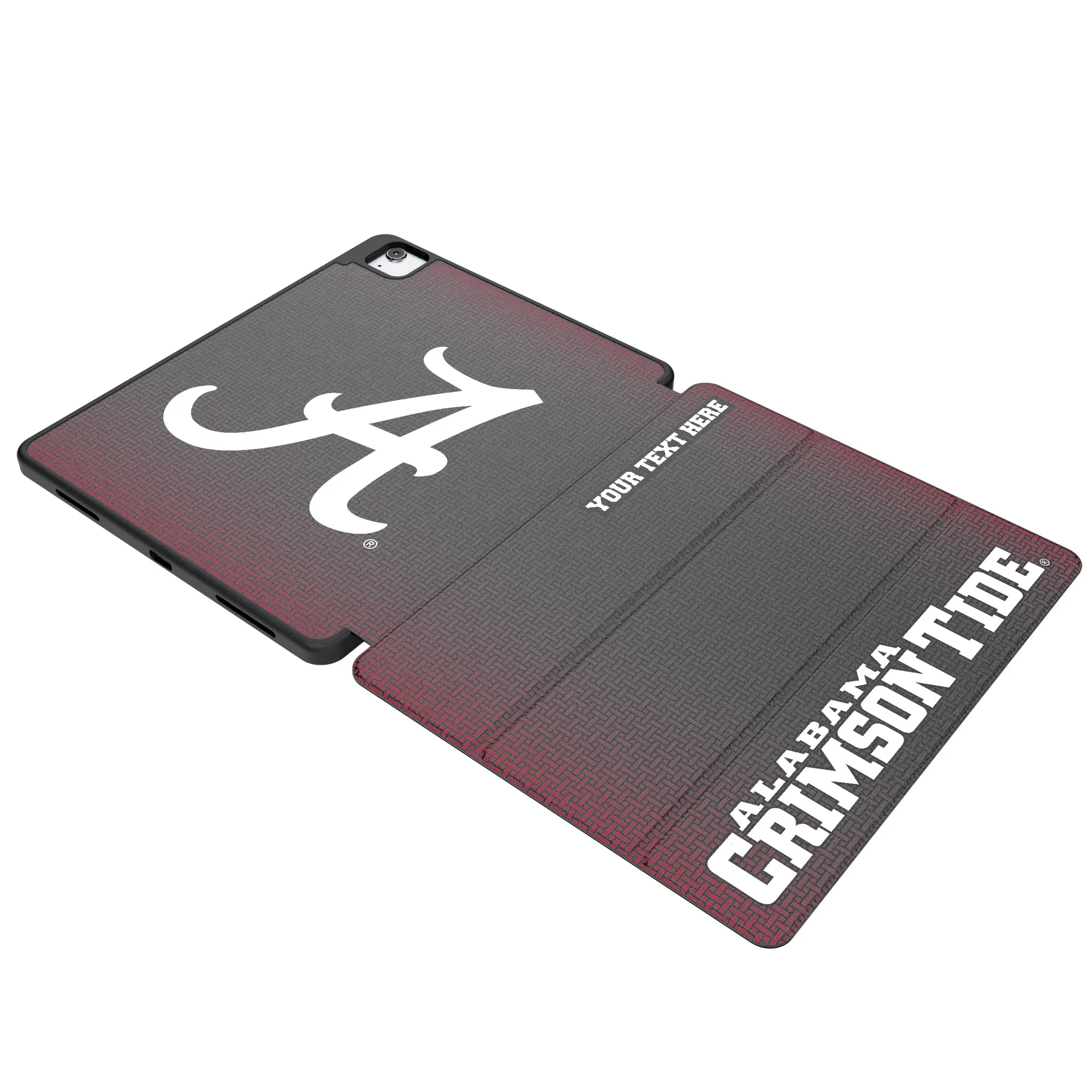 University of Alabama Crimson Tide Script A Personalized Linen iPad Tablet Case for Apple iPad