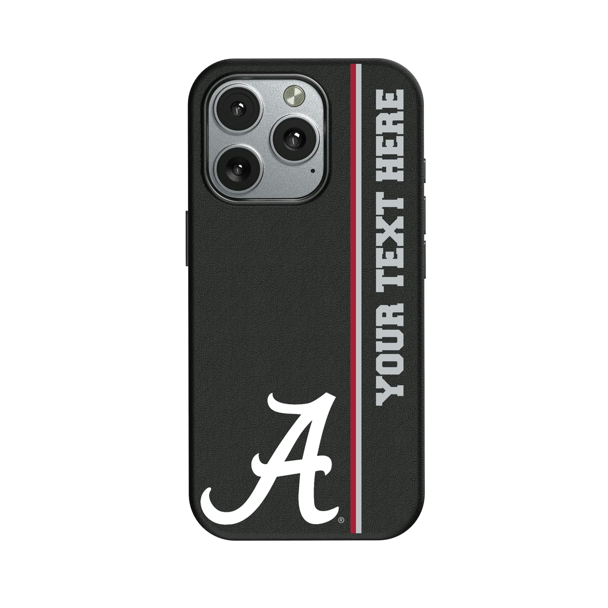 University of Alabama Crimson Tide Script A Personalized Sidebard iPhone MagSafe Compatible Phone Case for Apple iPhone