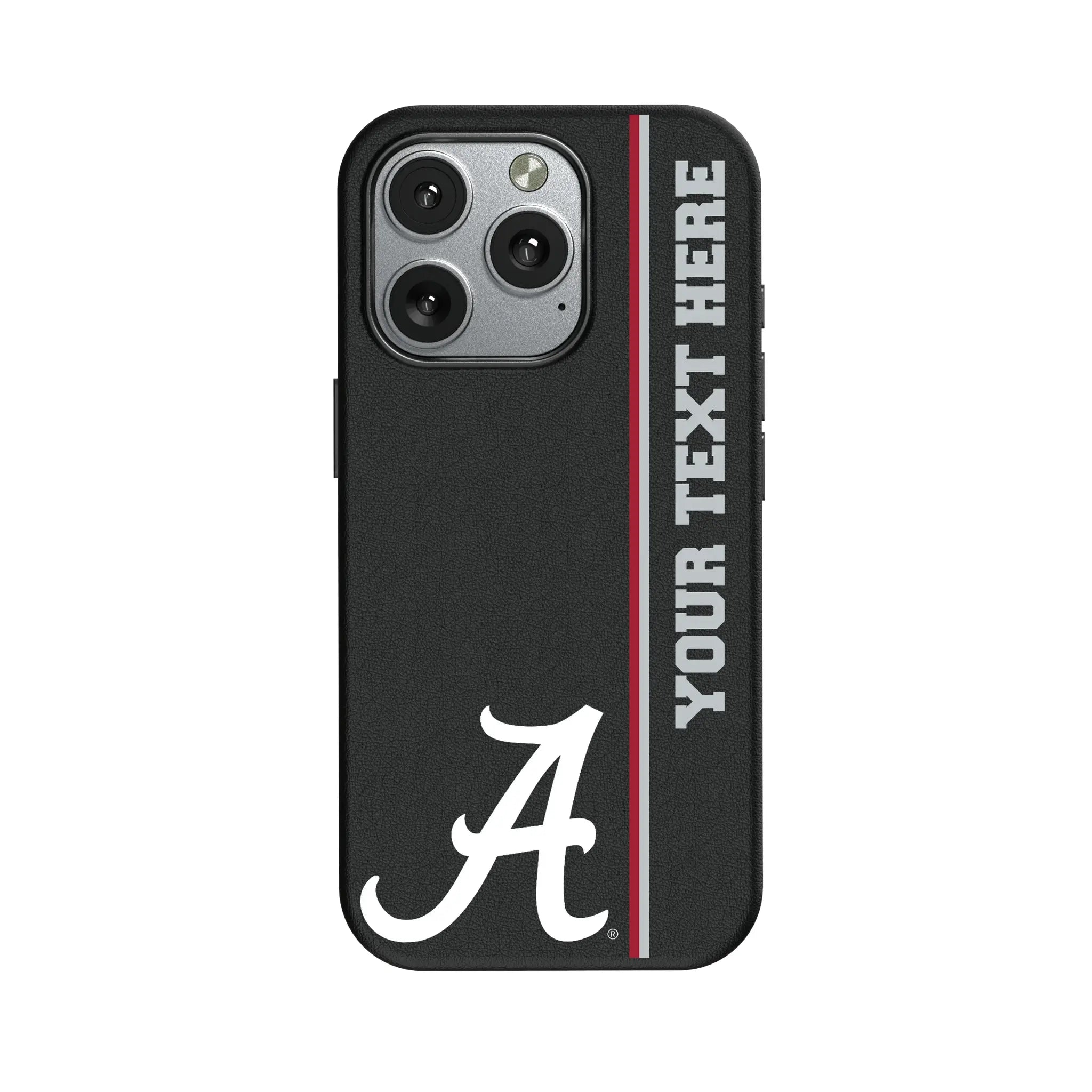 University of Alabama Crimson Tide Script A Personalized Sidebard iPhone MagSafe Compatible Phone Case for Apple iPhone