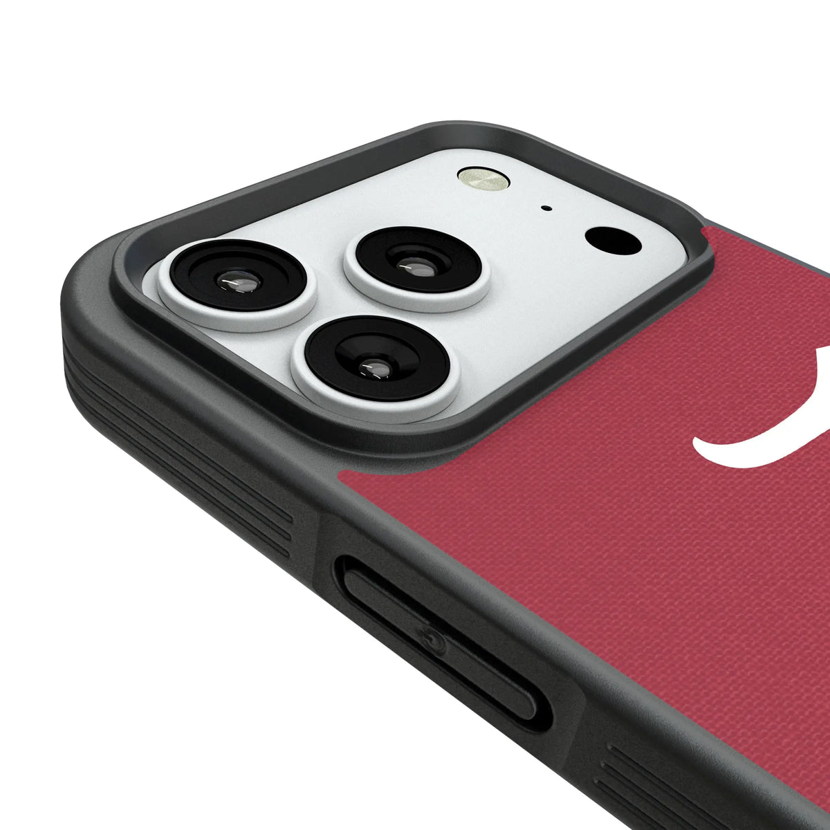 University of Alabama Crimson Tide Script A Personalized Stripe iPhone Bump Phone Case for Apple iPhone - Detail#Device_iPhone 18 Pro