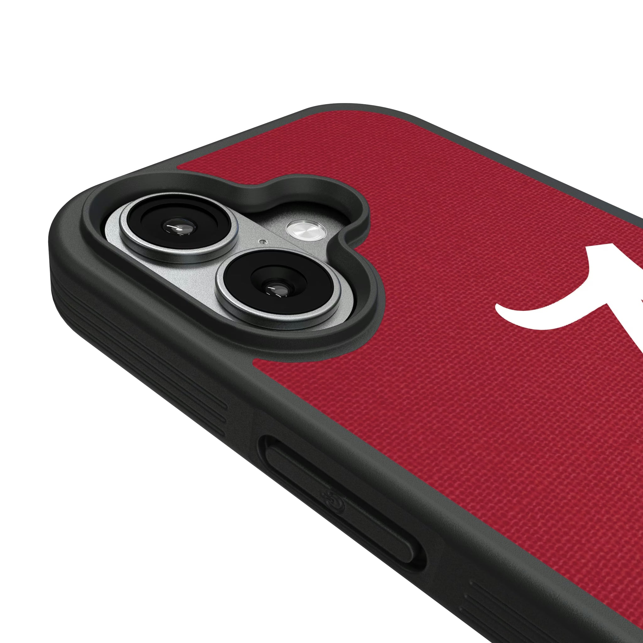 University of Alabama Crimson Tide Script A Personalized Stripe iPhone Bump Phone Case for Apple iPhone - Detail#Device_iPhone 17